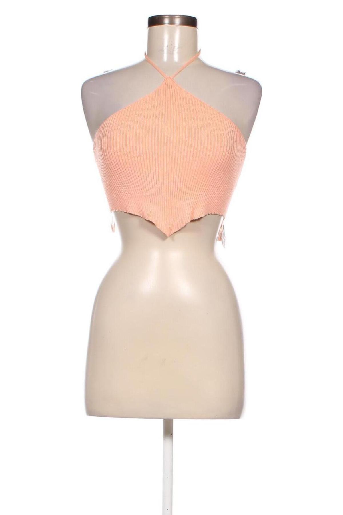 Damentop Bershka, Größe M, Farbe Orange, Preis 3,49 €