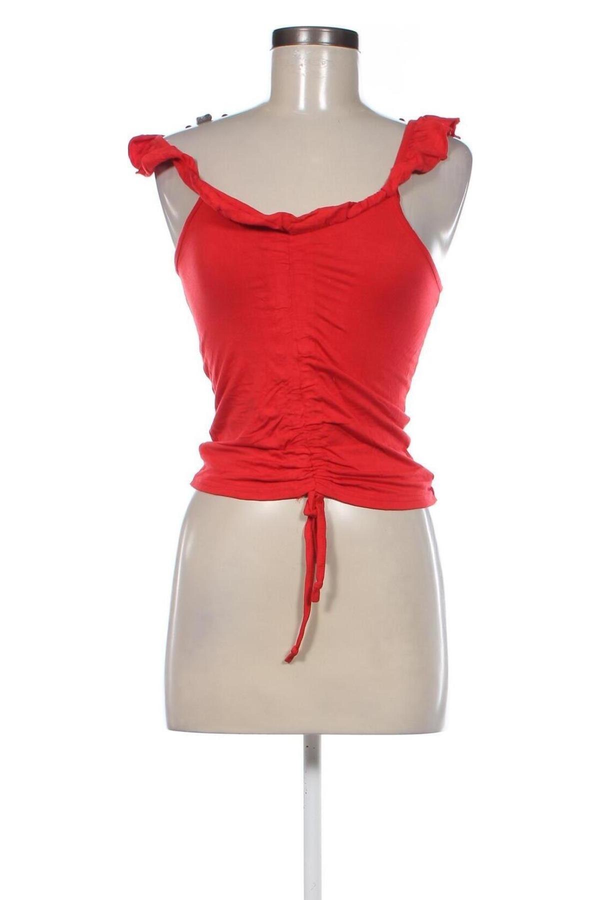 Γυναικείο αμάνικο μπλουζάκι Blind Date, Μέγεθος XS, Χρώμα Κόκκινο, Τιμή 5,00 €
