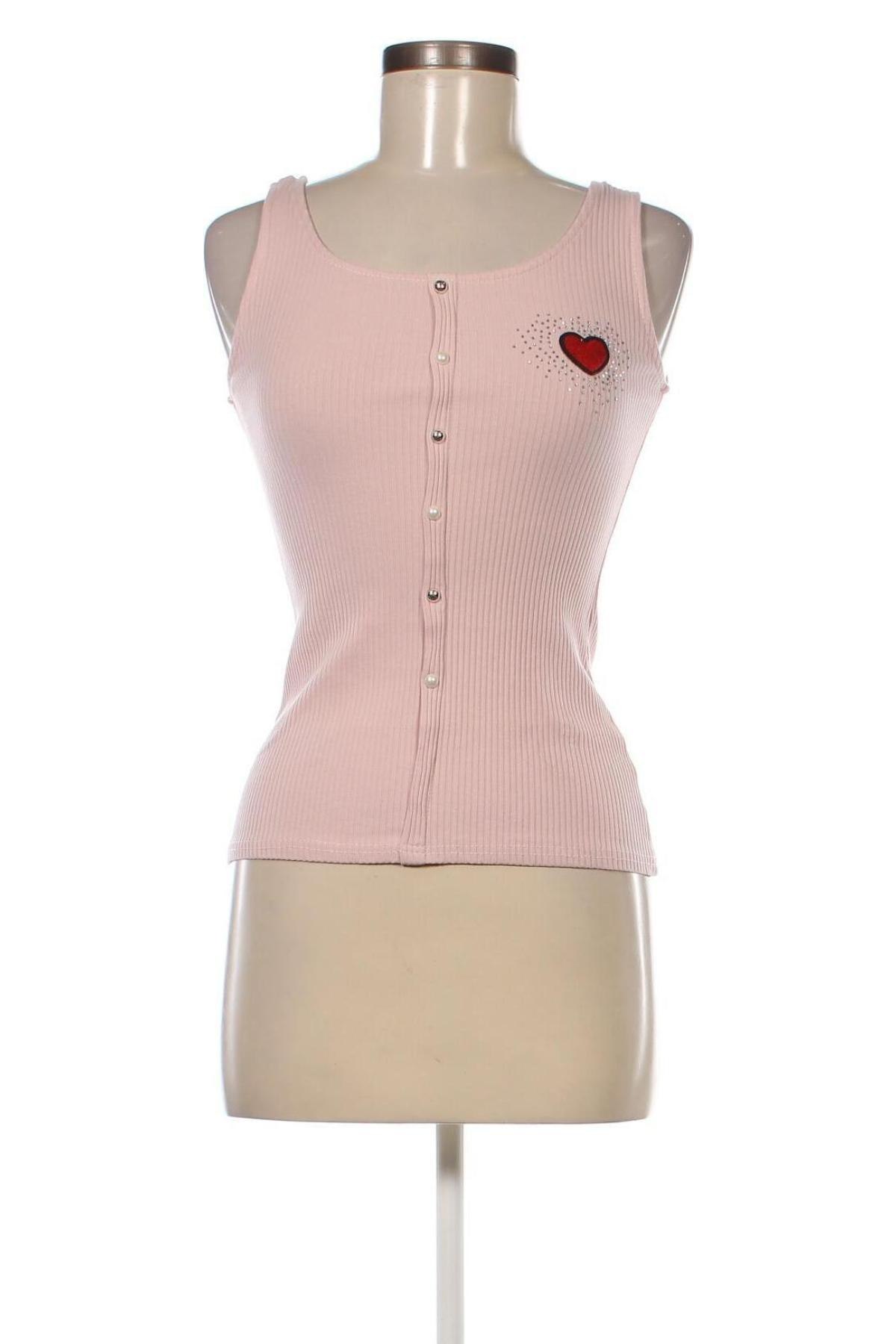 Γυναικείο αμάνικο μπλουζάκι Cosmoda, Μέγεθος S, Χρώμα Ρόζ , Τιμή 6,65 €