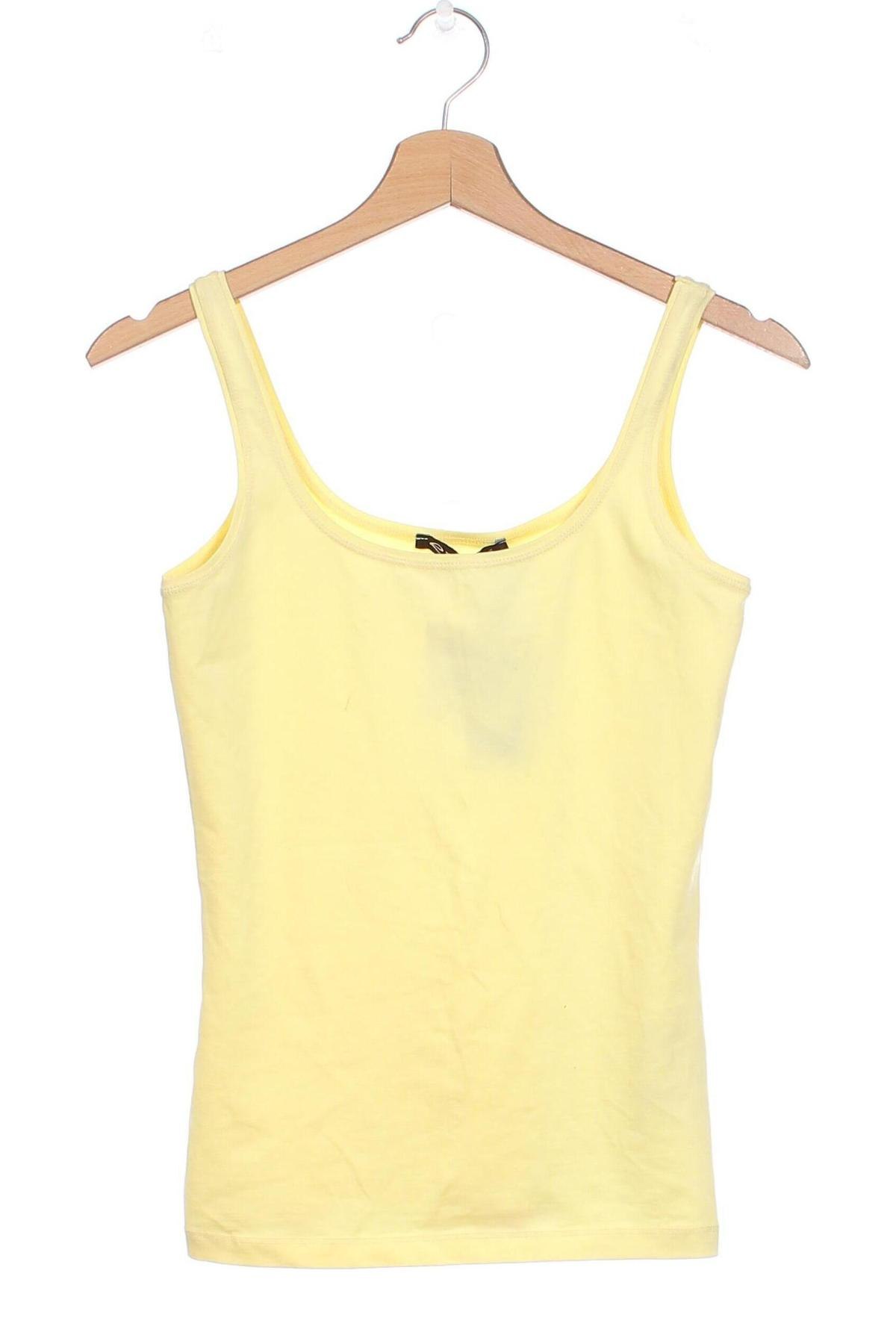 Γυναικείο αμάνικο μπλουζάκι Expresso, Μέγεθος XS, Χρώμα Κίτρινο, Τιμή 23,23 €