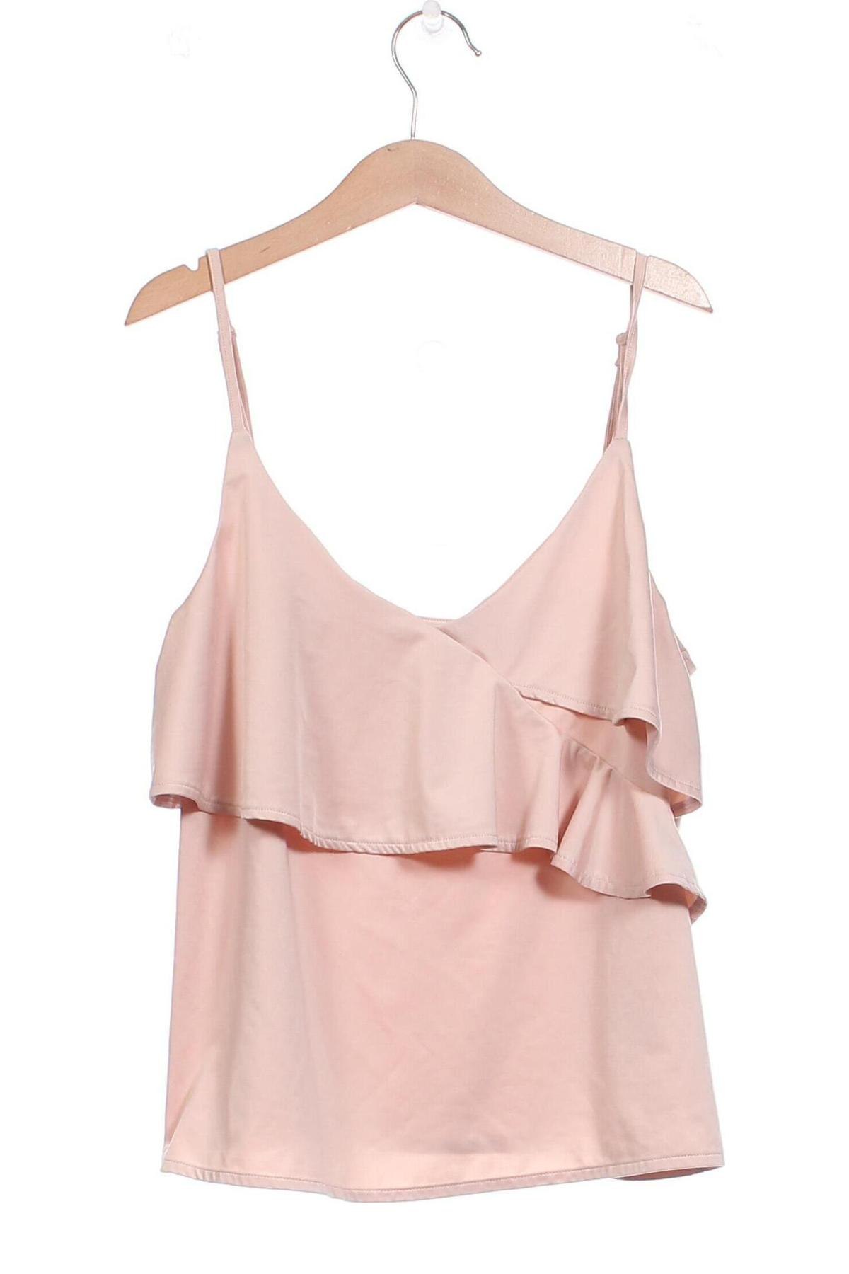 Γυναικείο αμάνικο μπλουζάκι H&M, Μέγεθος XS, Χρώμα Ρόζ , Τιμή 3,99 €