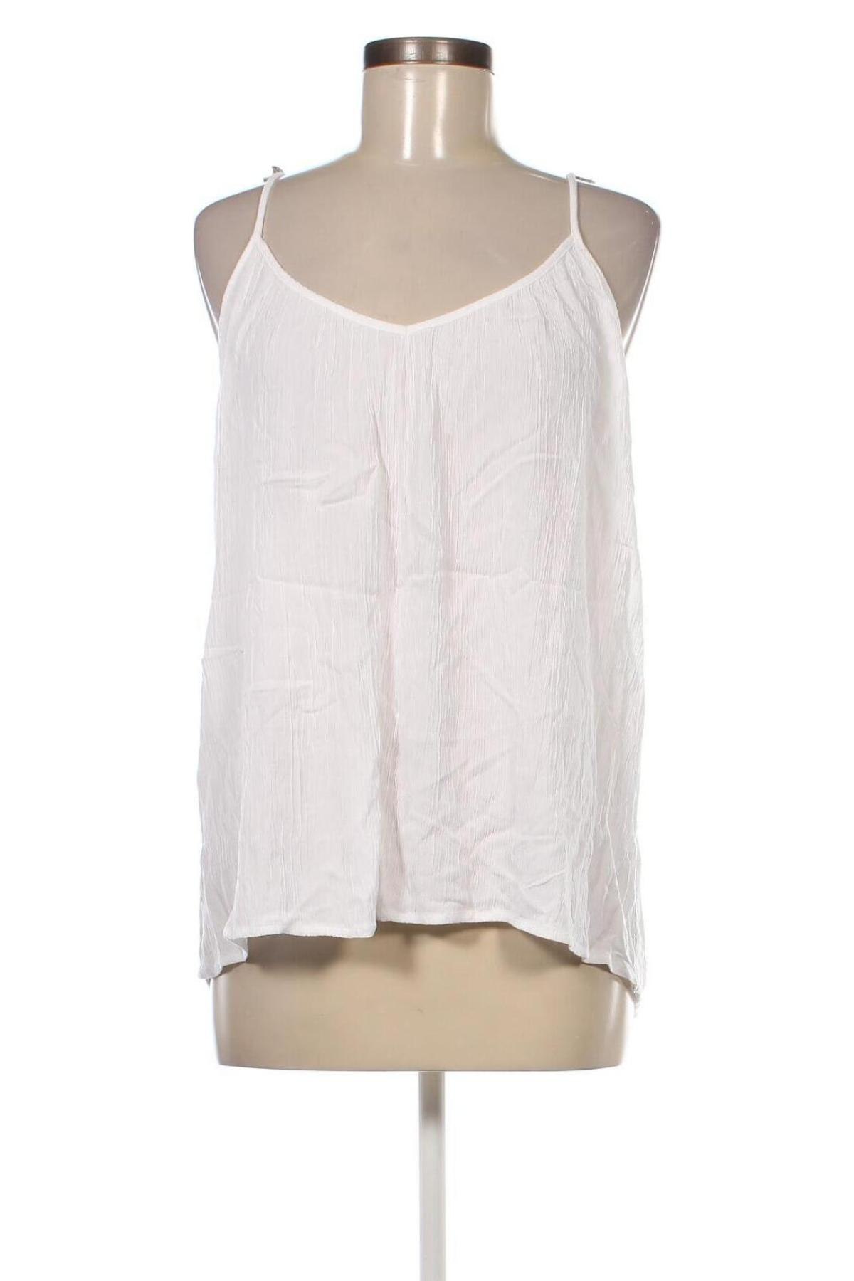Γυναικείο αμάνικο μπλουζάκι H&M, Μέγεθος L, Χρώμα Λευκό, Τιμή 3,99 €