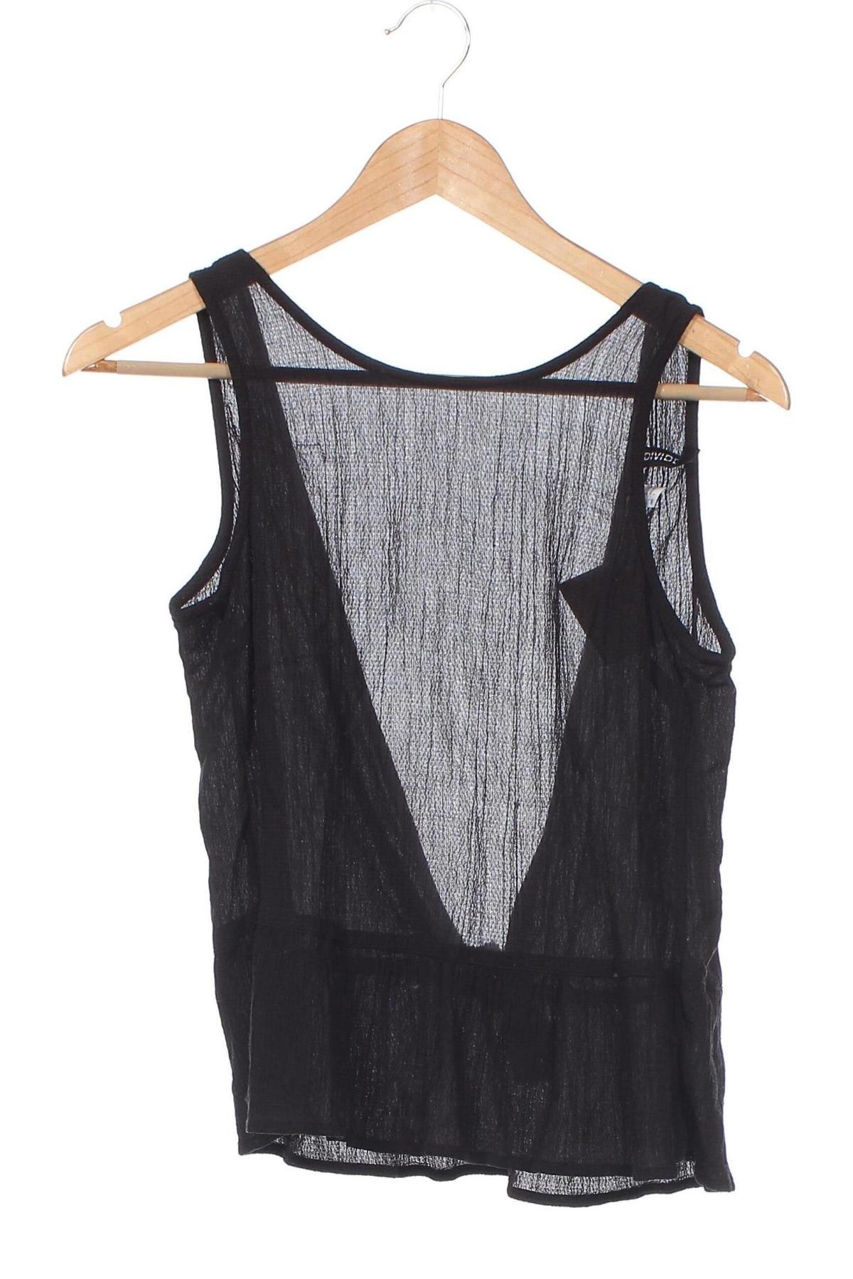 Tricou de damă H&M Divided, Mărime XS, Culoare Negru, Preț 7,99 Lei