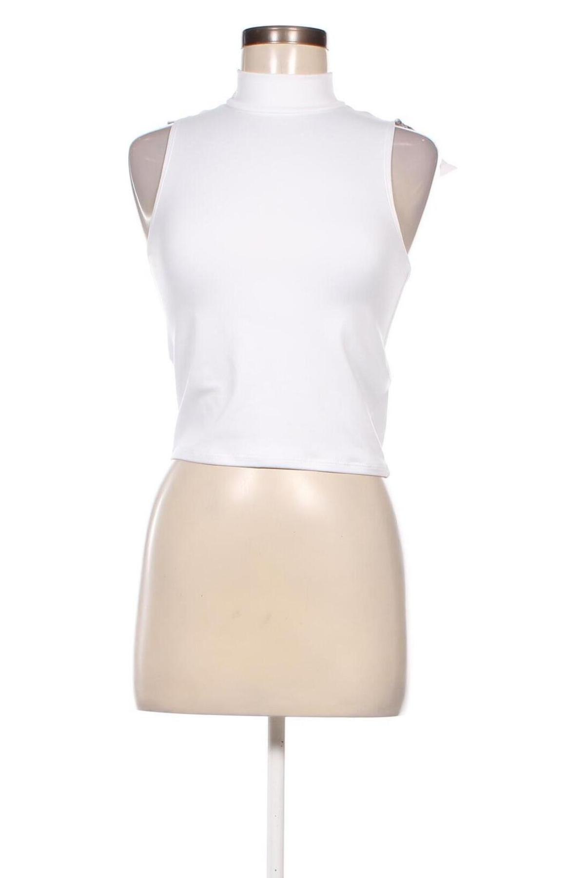 Γυναικείο αμάνικο μπλουζάκι Hollister, Μέγεθος M, Χρώμα Λευκό, Τιμή 15,98 €