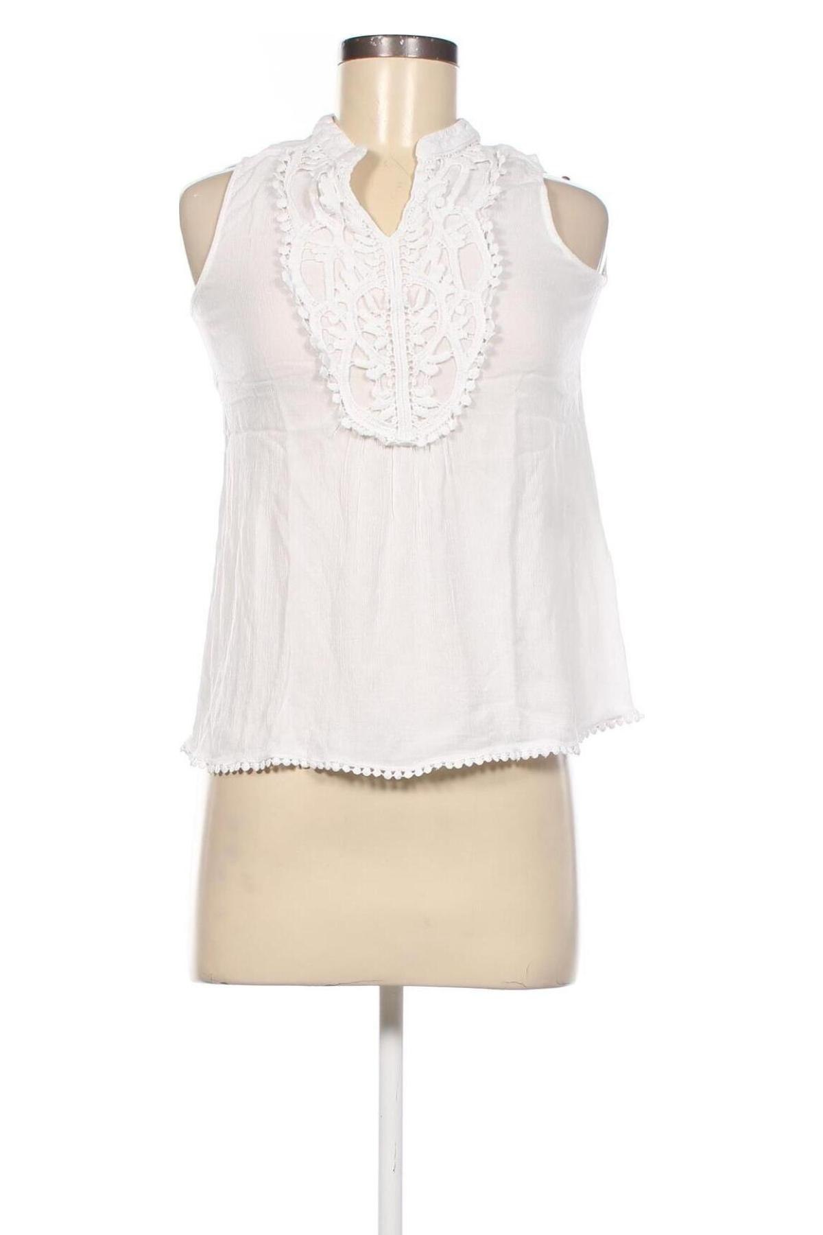 Γυναικείο αμάνικο μπλουζάκι House, Μέγεθος S, Χρώμα Λευκό, Τιμή 3,59 €