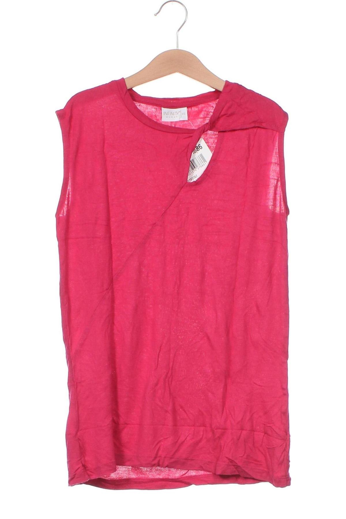 Γυναικείο αμάνικο μπλουζάκι Infinity Woman, Μέγεθος XS, Χρώμα Ρόζ , Τιμή 5,00 €