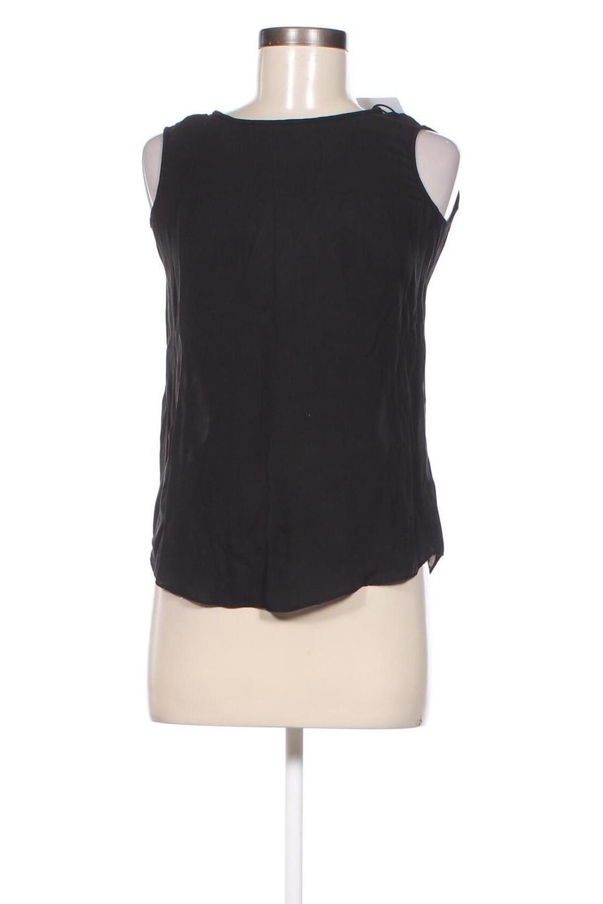 Γυναικείο αμάνικο μπλουζάκι Massimo Dutti, Μέγεθος S, Χρώμα Μαύρο, Τιμή 7,89 €