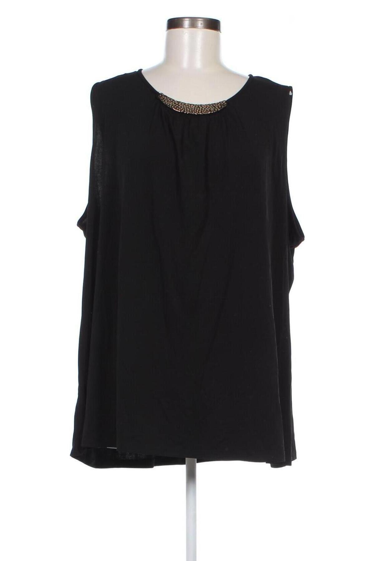 Γυναικείο αμάνικο μπλουζάκι Melissa Paige, Μέγεθος XXL, Χρώμα Μαύρο, Τιμή 5,41 €