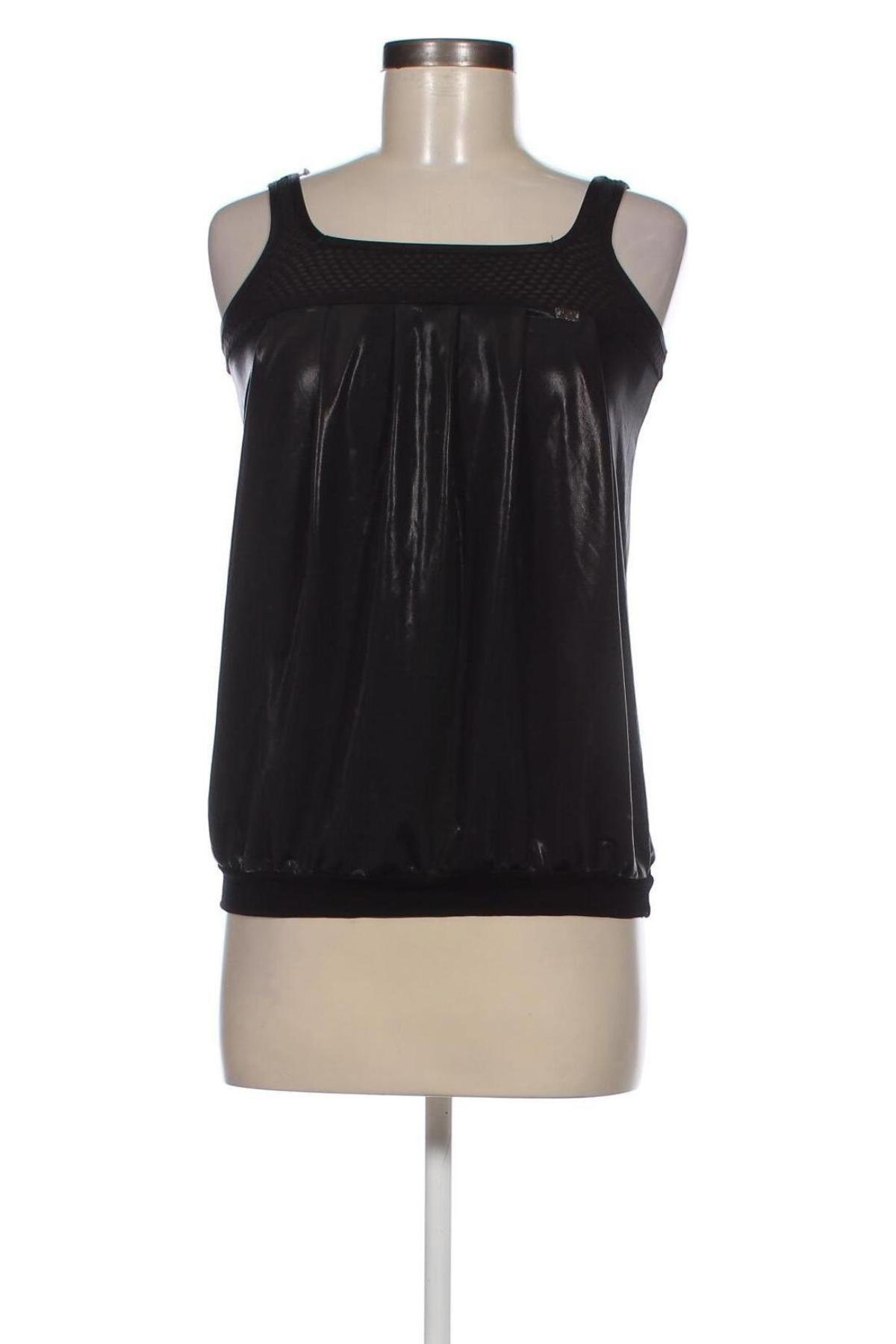 Γυναικείο αμάνικο μπλουζάκι Miss Sixty, Μέγεθος S, Χρώμα Μαύρο, Τιμή 7,04 €