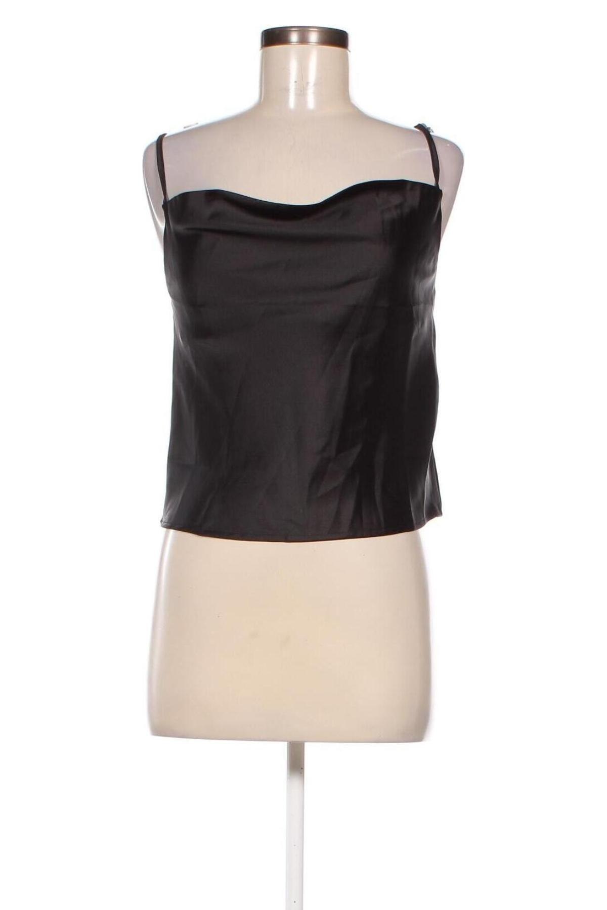 Γυναικείο αμάνικο μπλουζάκι Nasty Gal, Μέγεθος XS, Χρώμα Μαύρο, Τιμή 4,00 €