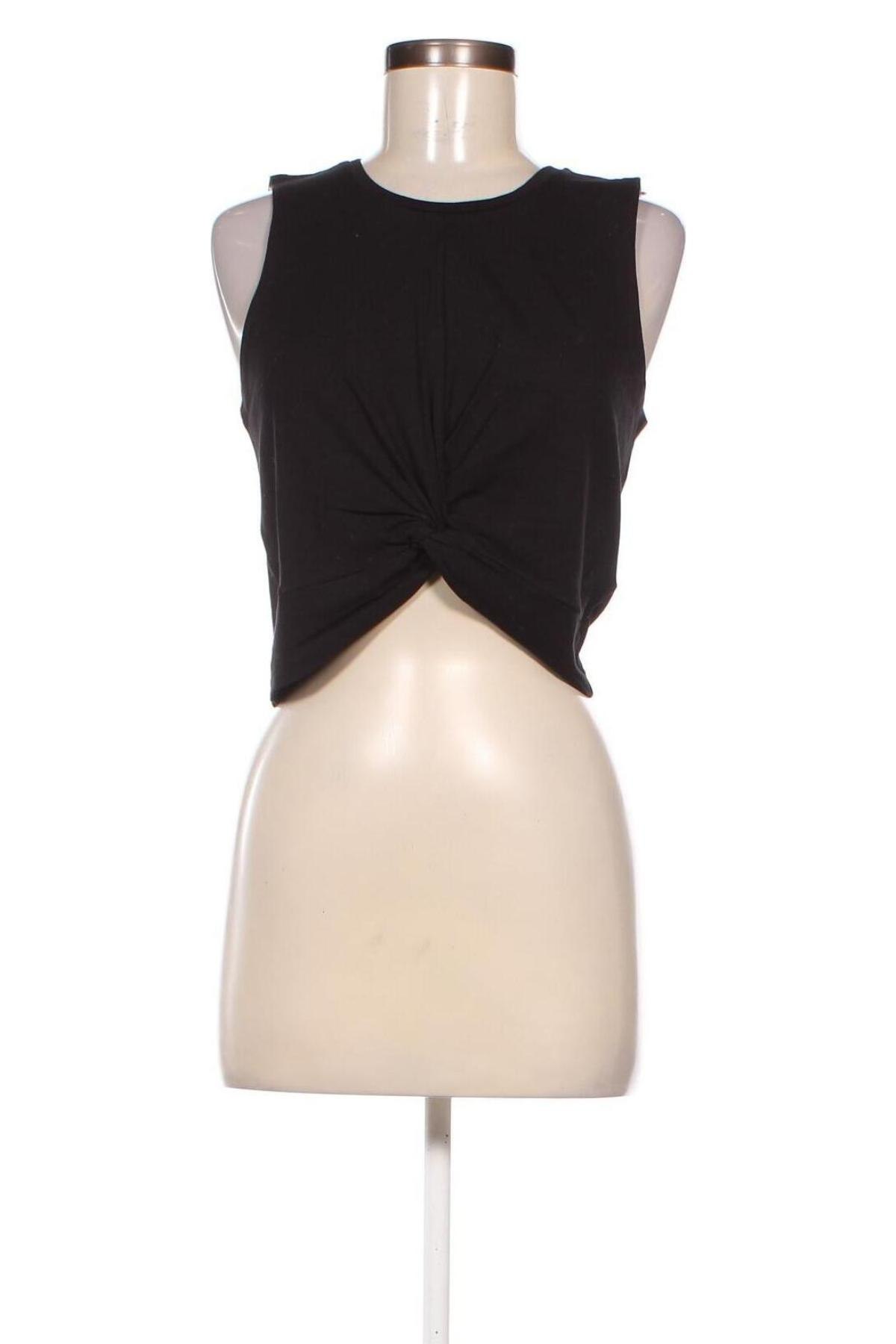 Γυναικείο αμάνικο μπλουζάκι Noisy May, Μέγεθος L, Χρώμα Μαύρο, Τιμή 4,33 €
