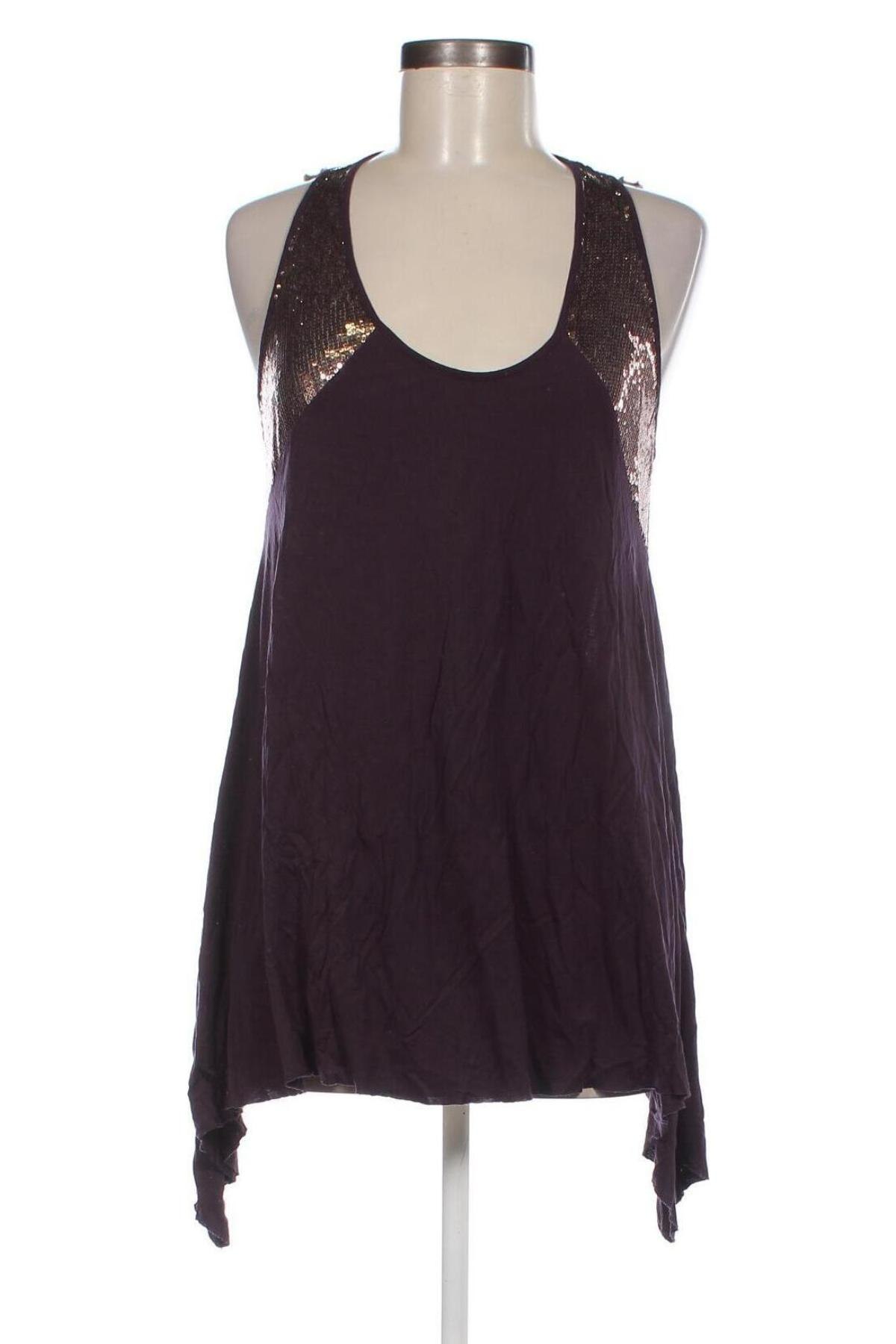 Γυναικείο αμάνικο μπλουζάκι Oasis, Μέγεθος M, Χρώμα Βιολετί, Τιμή 3,57 €