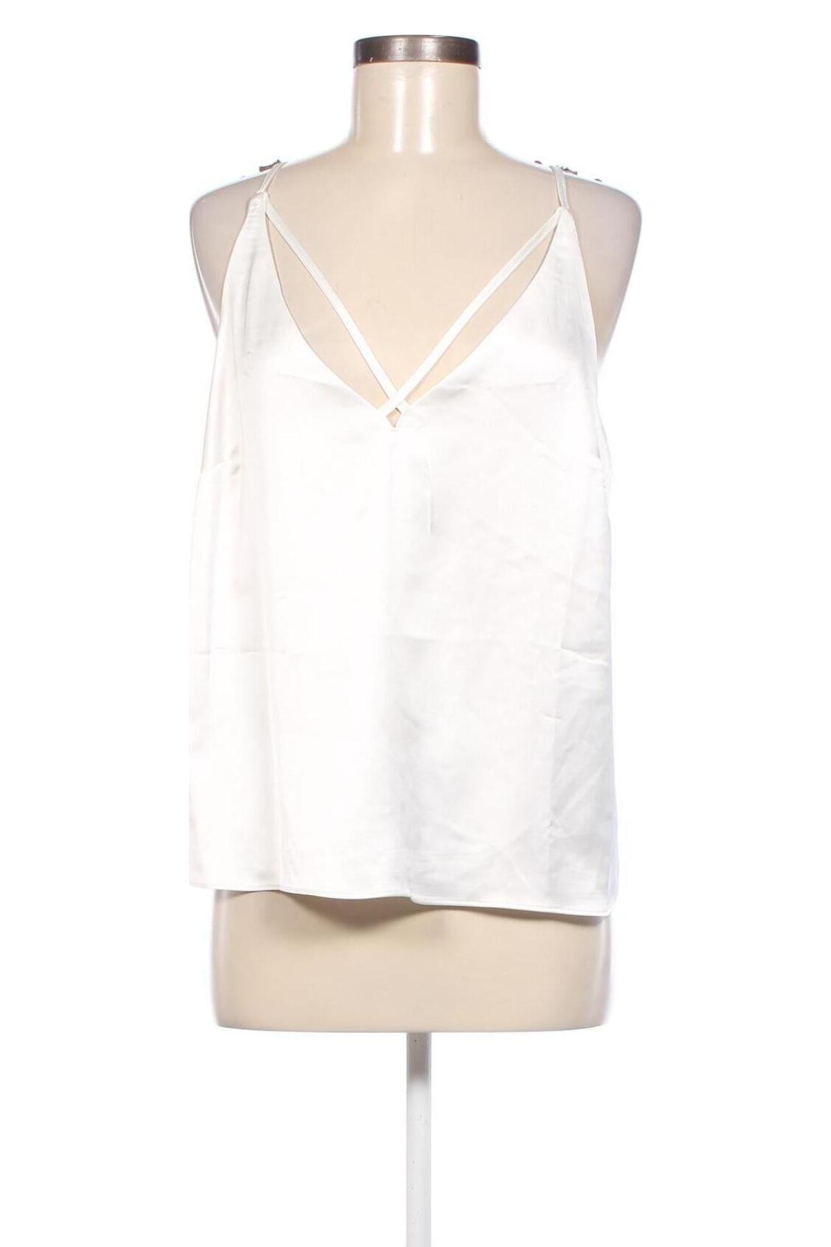 Γυναικείο αμάνικο μπλουζάκι River Island, Μέγεθος M, Χρώμα Λευκό, Τιμή 15,98 €