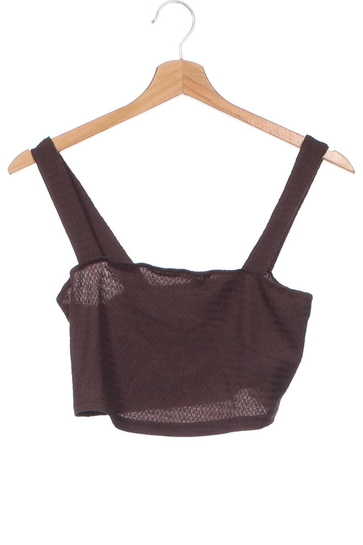 Damentop SHEIN, Größe XS, Farbe Braun, Preis € 1,99