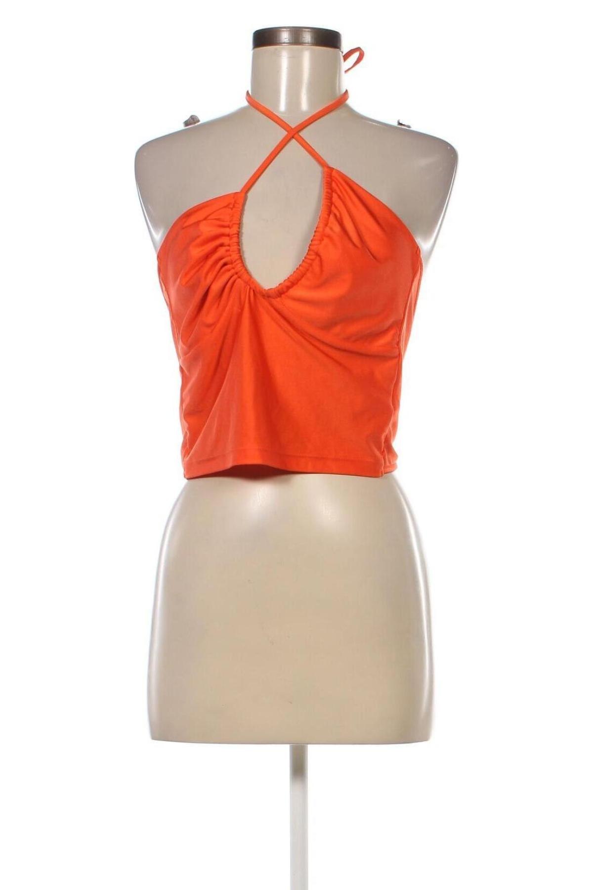 Γυναικείο αμάνικο μπλουζάκι Sinsay, Μέγεθος M, Χρώμα Πορτοκαλί, Τιμή 6,65 €
