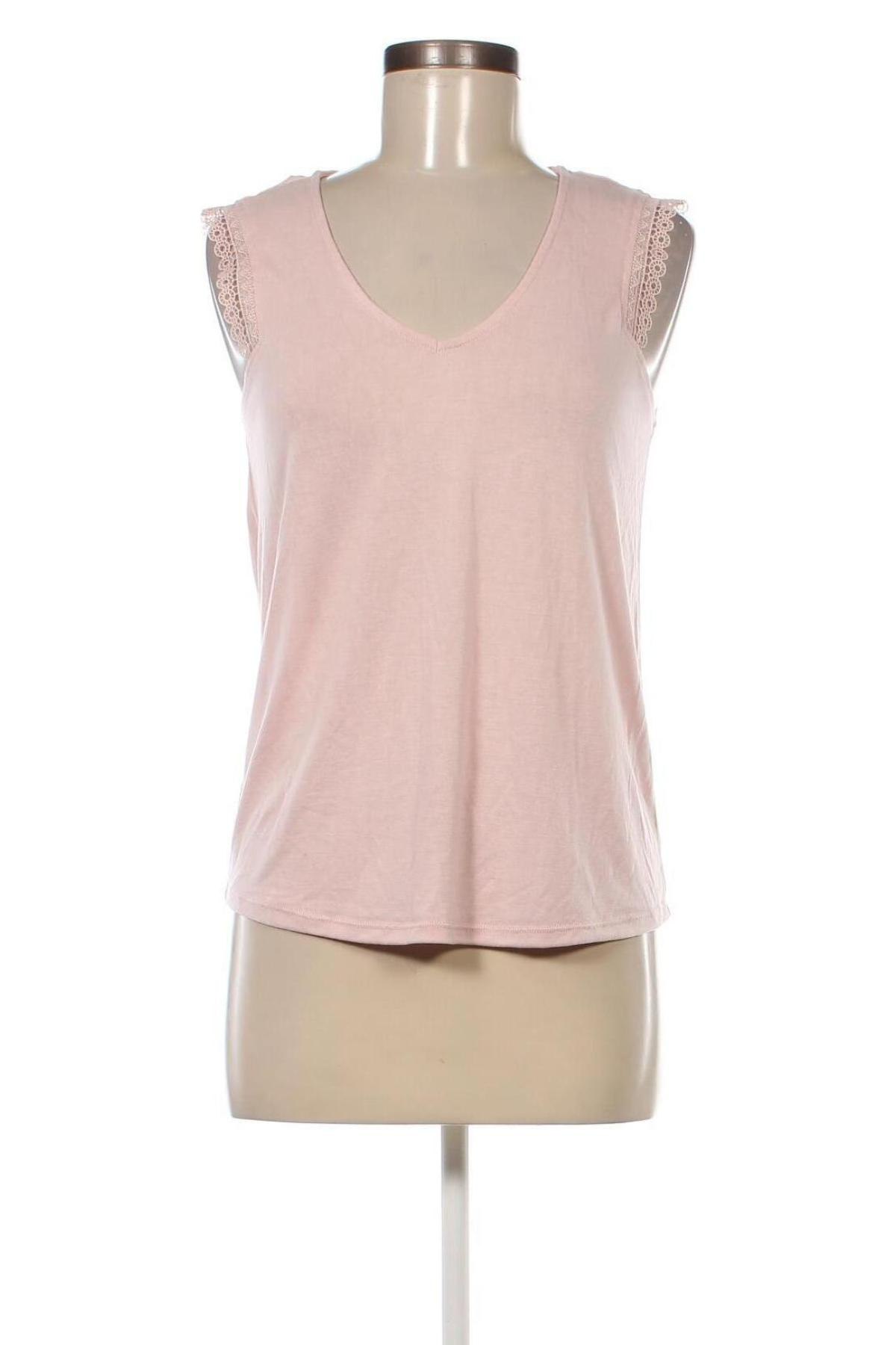 Γυναικείο αμάνικο μπλουζάκι Springfield, Μέγεθος S, Χρώμα Ρόζ , Τιμή 3,78 €
