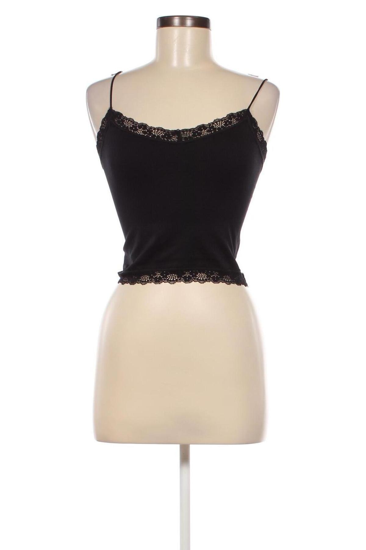 Γυναικείο αμάνικο μπλουζάκι Vero Moda, Μέγεθος M, Χρώμα Μαύρο, Τιμή 4,00 €