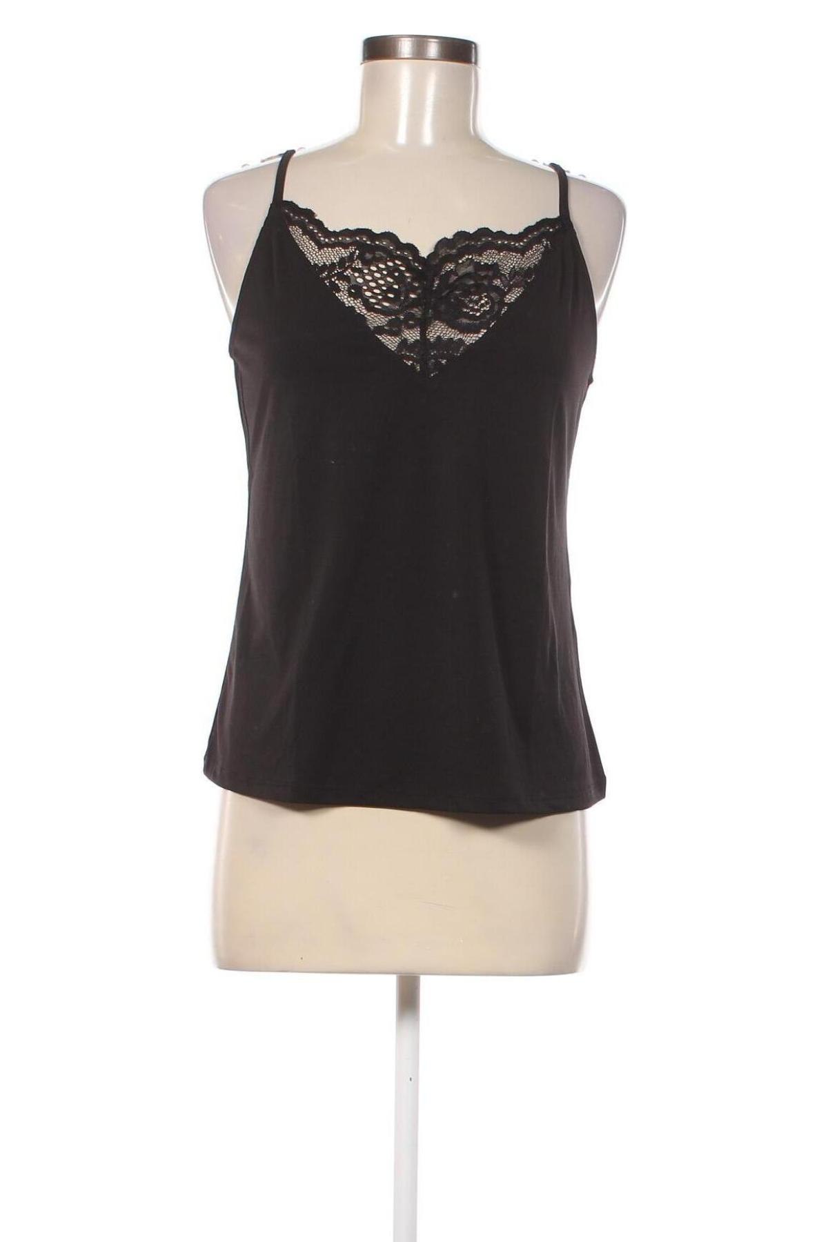 Γυναικείο αμάνικο μπλουζάκι Vero Moda, Μέγεθος M, Χρώμα Μαύρο, Τιμή 15,98 €