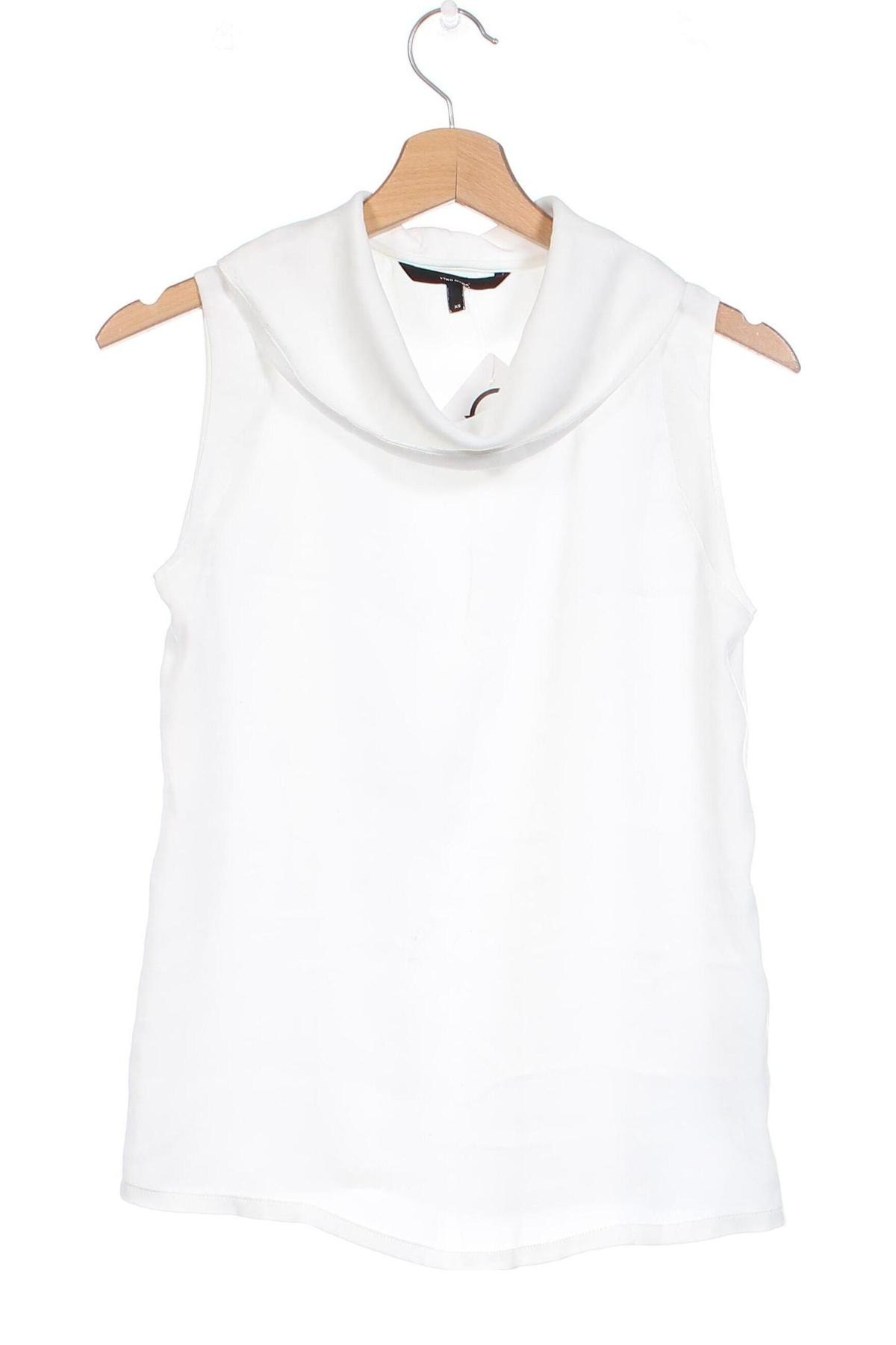 Γυναικείο αμάνικο μπλουζάκι Vero Moda, Μέγεθος XS, Χρώμα Λευκό, Τιμή 7,16 €