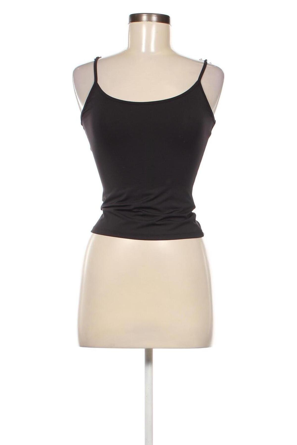 Γυναικείο αμάνικο μπλουζάκι Weekday, Μέγεθος S, Χρώμα Μαύρο, Τιμή 12,37 €