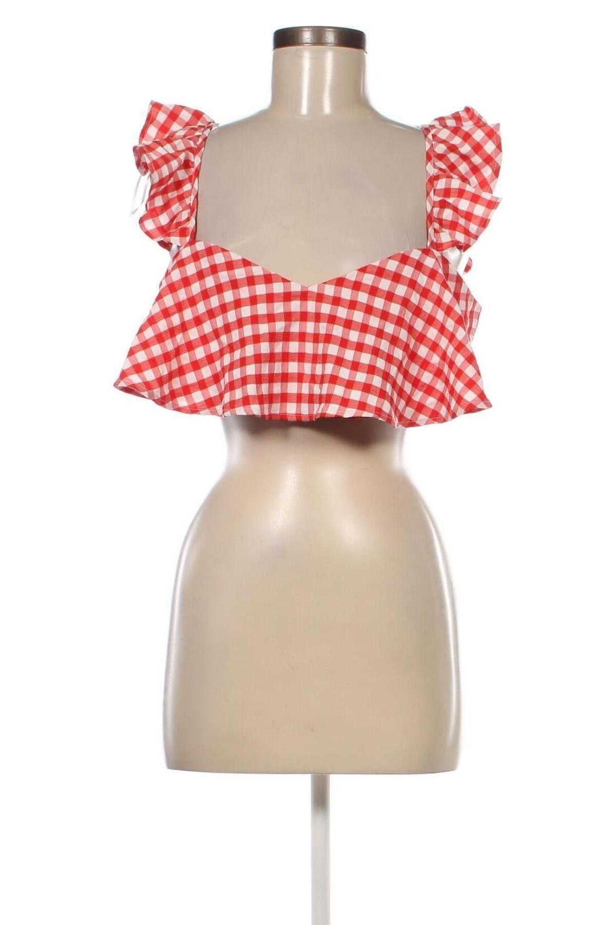 Γυναικείο αμάνικο μπλουζάκι Zara, Μέγεθος L, Χρώμα Πολύχρωμο, Τιμή 4,43 €