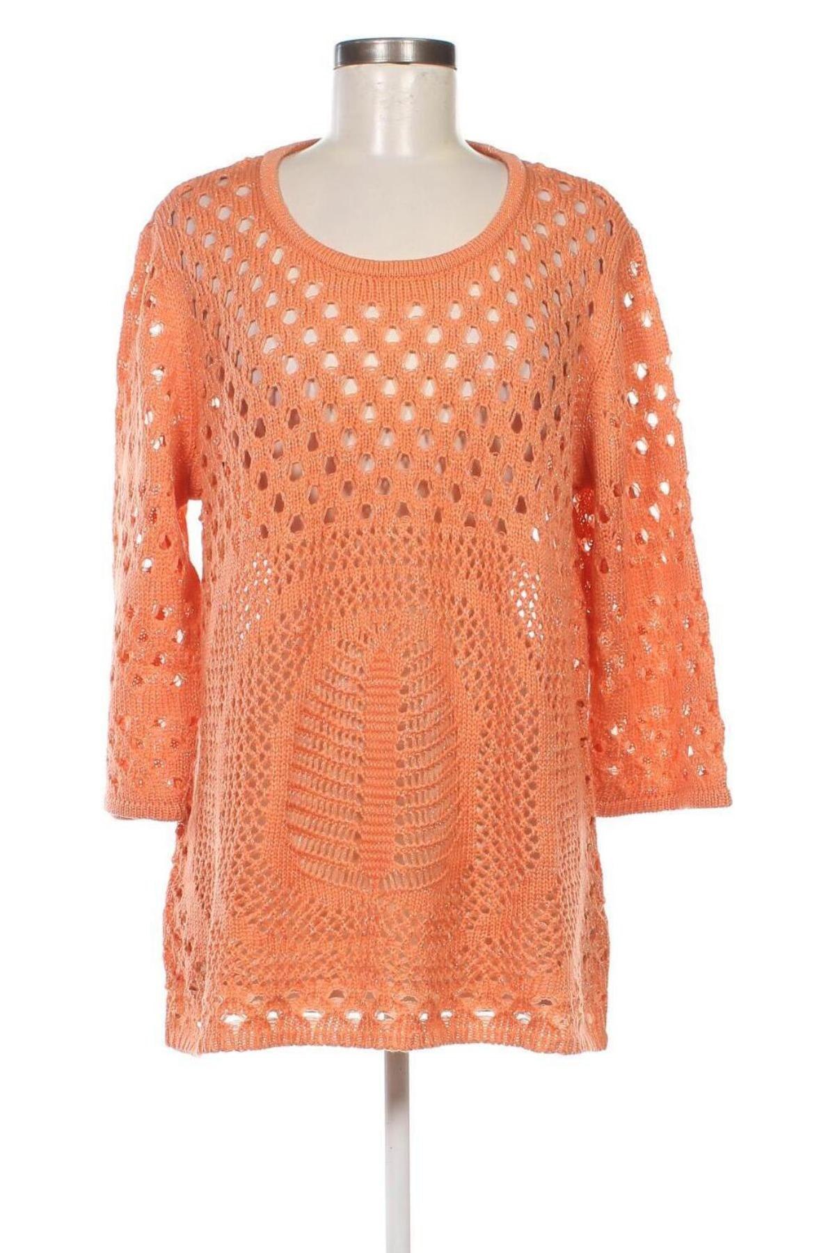Дамски пуловер, Размер XXL, Цвят Оранжев, Цена 14,50 лв.