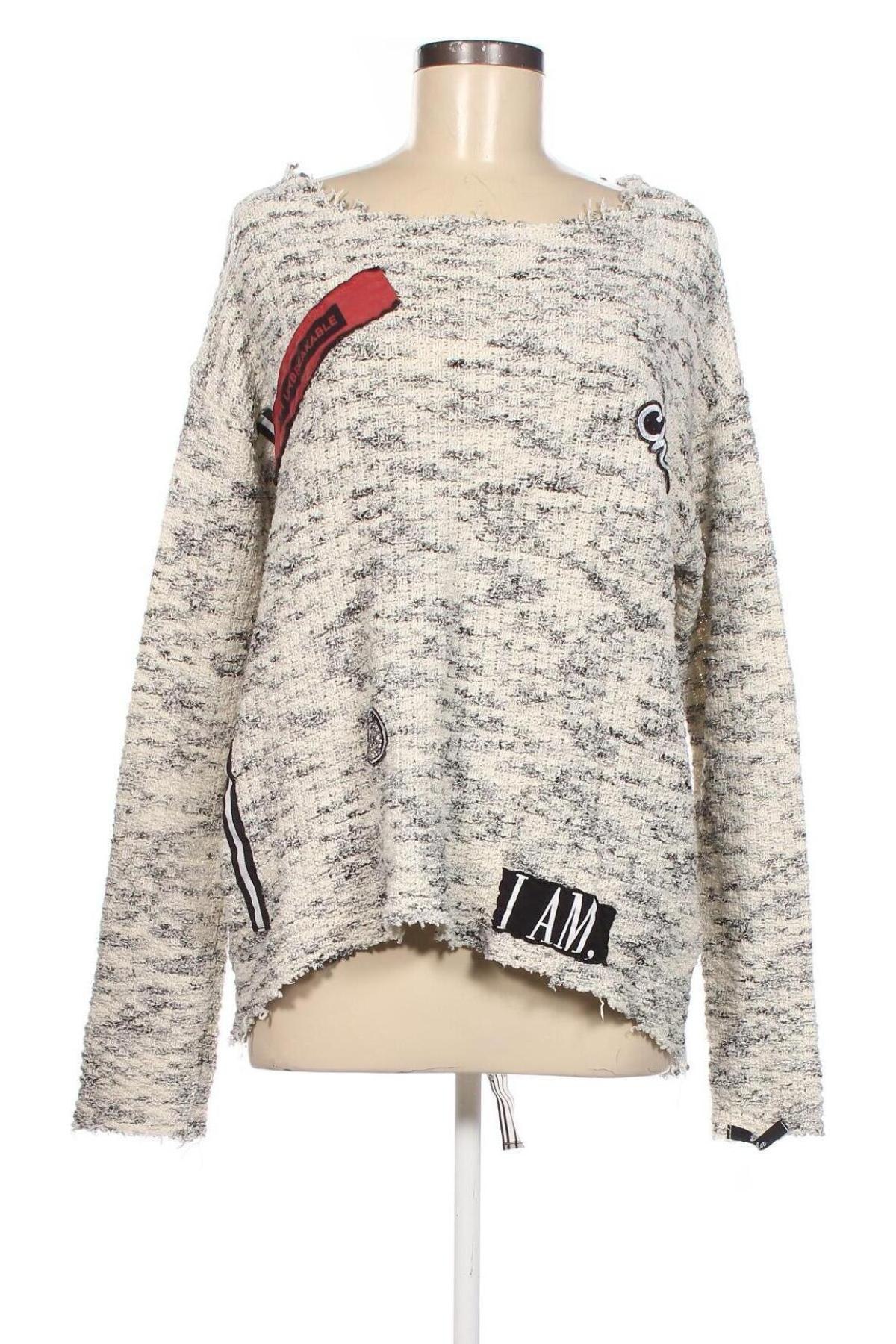 Дамски пуловер, Размер L, Цвят Многоцветен, Цена 13,92 лв.