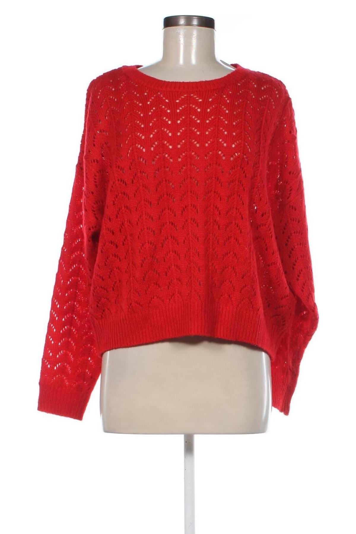 Damenpullover, Größe M, Farbe Rot, Preis € 7,99