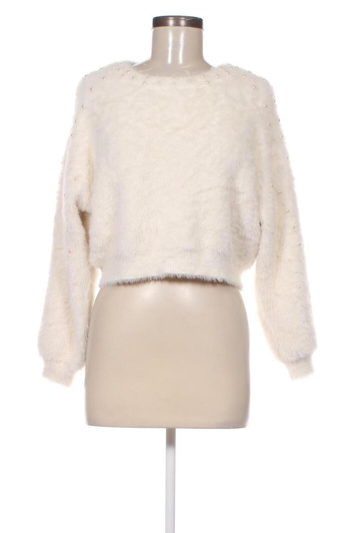 Дамски пуловер, Размер S, Цвят Екрю, Цена 14,21 лв.