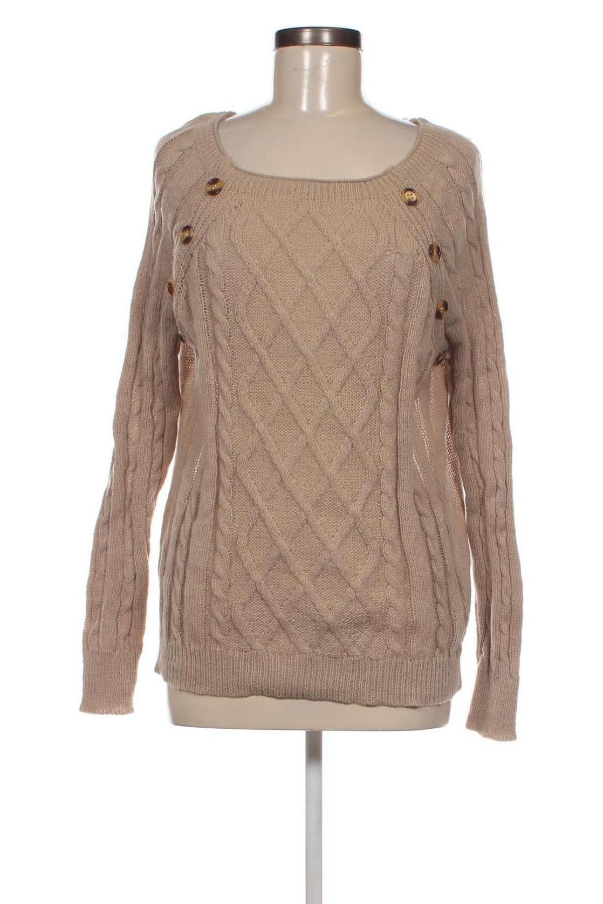 Damenpullover, Größe M, Farbe Beige, Preis 7,99 €