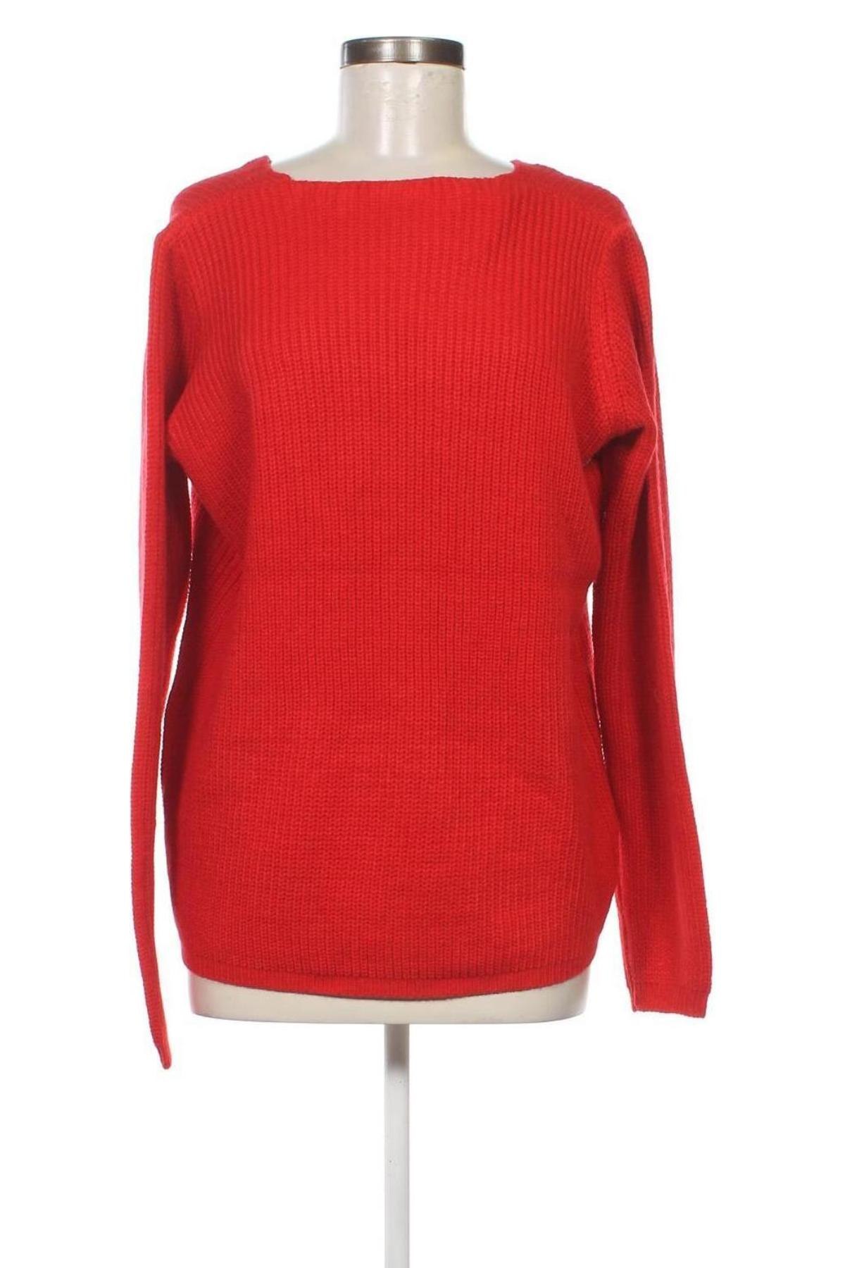 Дамски пуловер, Размер M, Цвят Червен, Цена 14,21 лв.