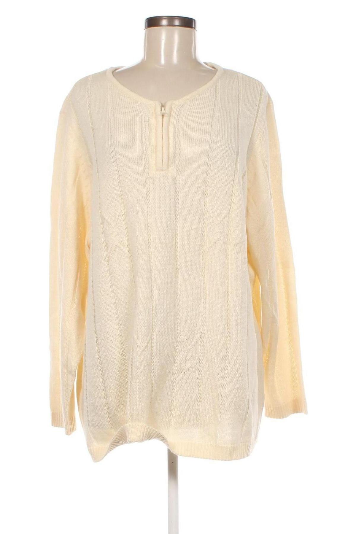 Γυναικείο πουλόβερ, Μέγεθος XL, Χρώμα Εκρού, Τιμή 10,58 €