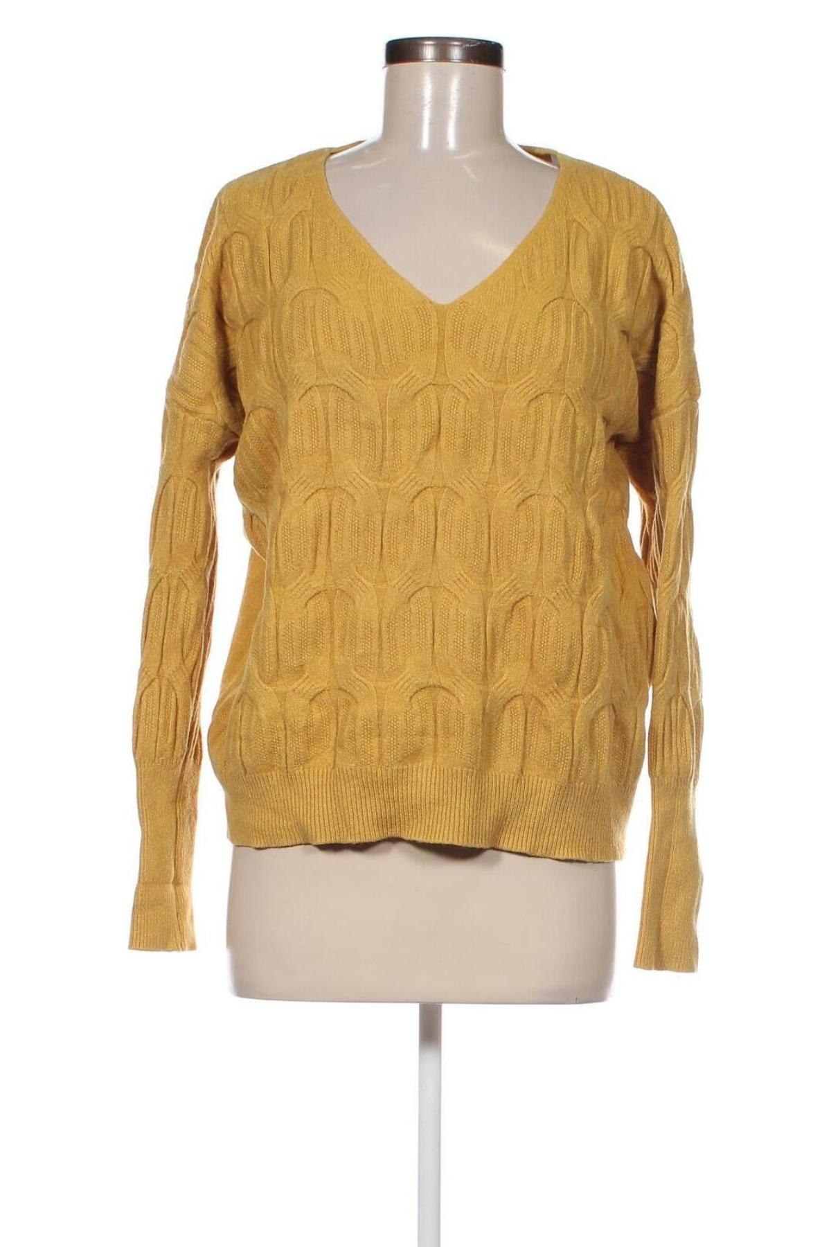 Γυναικείο πουλόβερ, Μέγεθος L, Χρώμα Κίτρινο, Τιμή 8,25 €