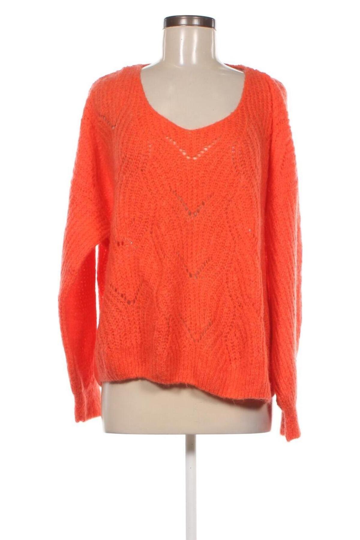 Damenpullover, Größe XL, Farbe Orange, Preis 11,30 €