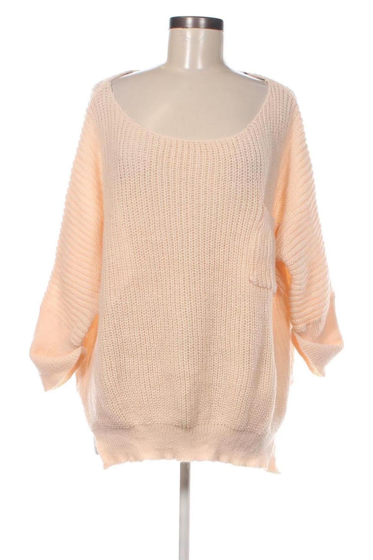 Damenpullover, Größe L, Farbe Orange, Preis 7,49 €