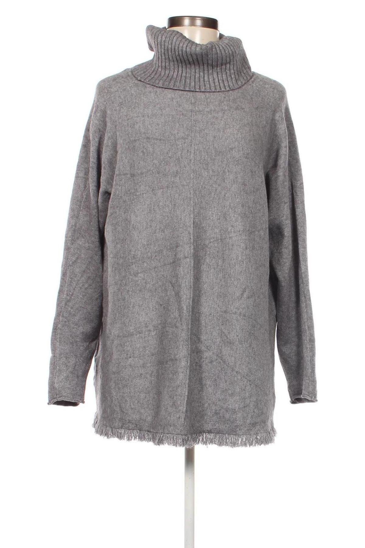 Дамски пуловер, Размер M, Цвят Сив, Цена 22,54 лв.