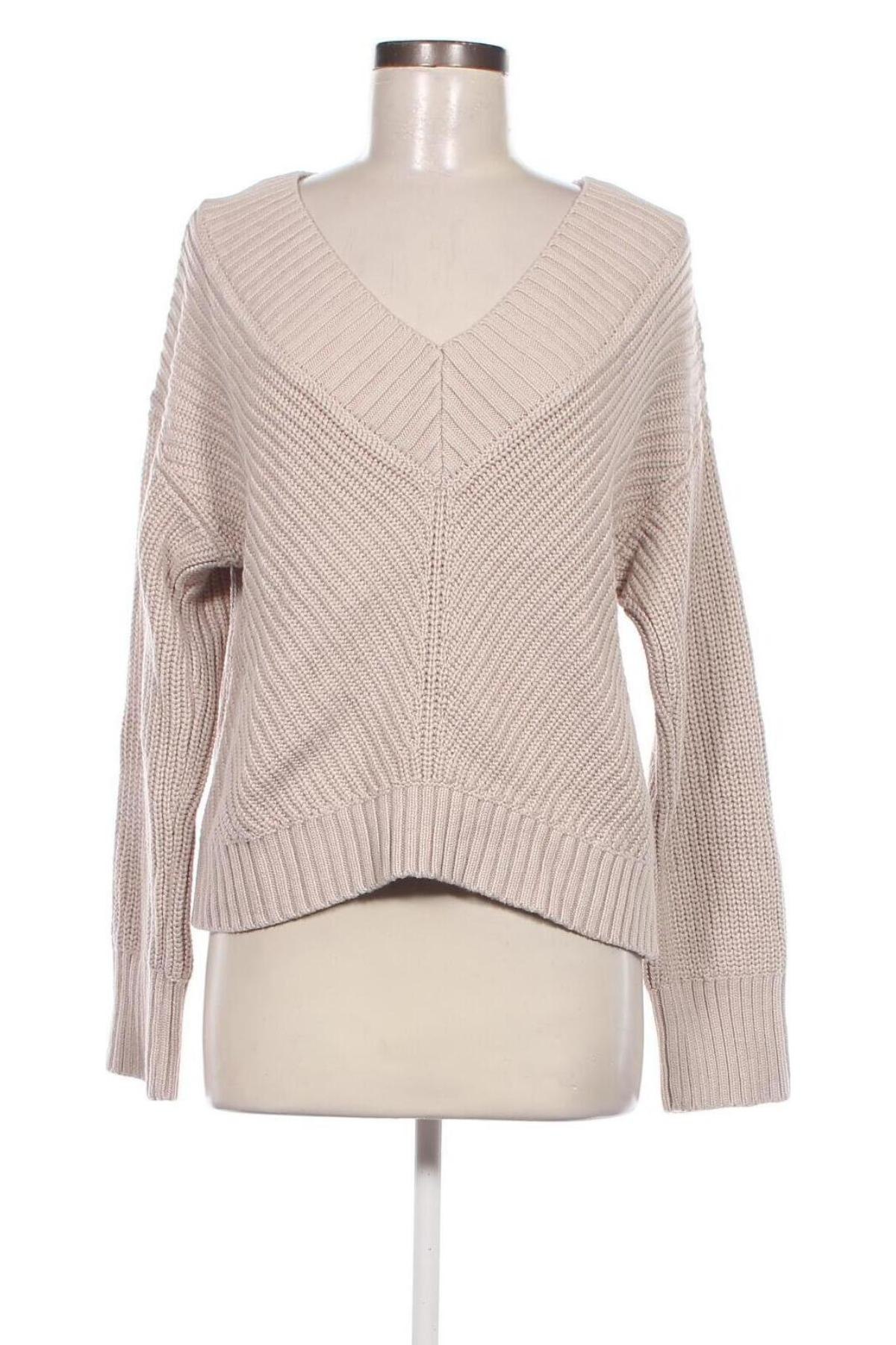 Дамски пуловер Abercrombie & Fitch, Размер M, Цвят Бежов, Цена 84,00 лв.