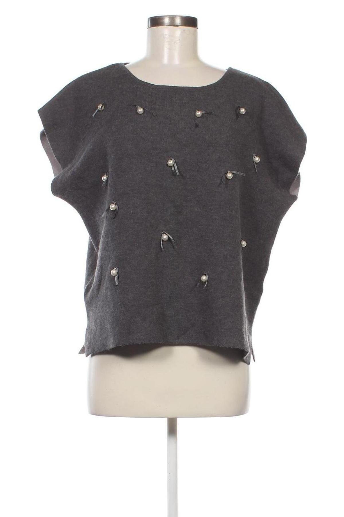 Γυναικείο πουλόβερ Alba Moda, Μέγεθος XL, Χρώμα Γκρί, Τιμή 10,14 €
