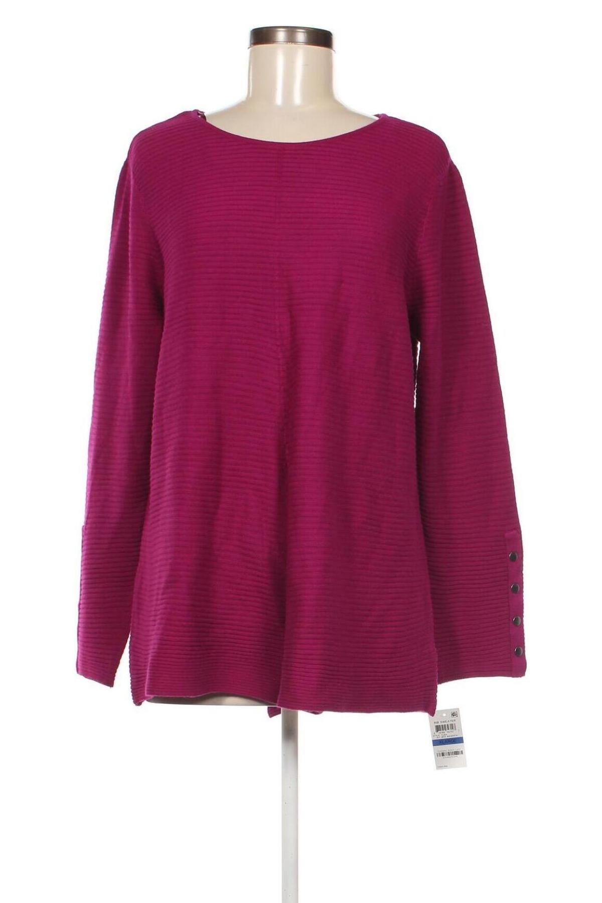 Дамски пуловер Alfani, Размер XL, Цвят Лилав, Цена 24,19 лв.