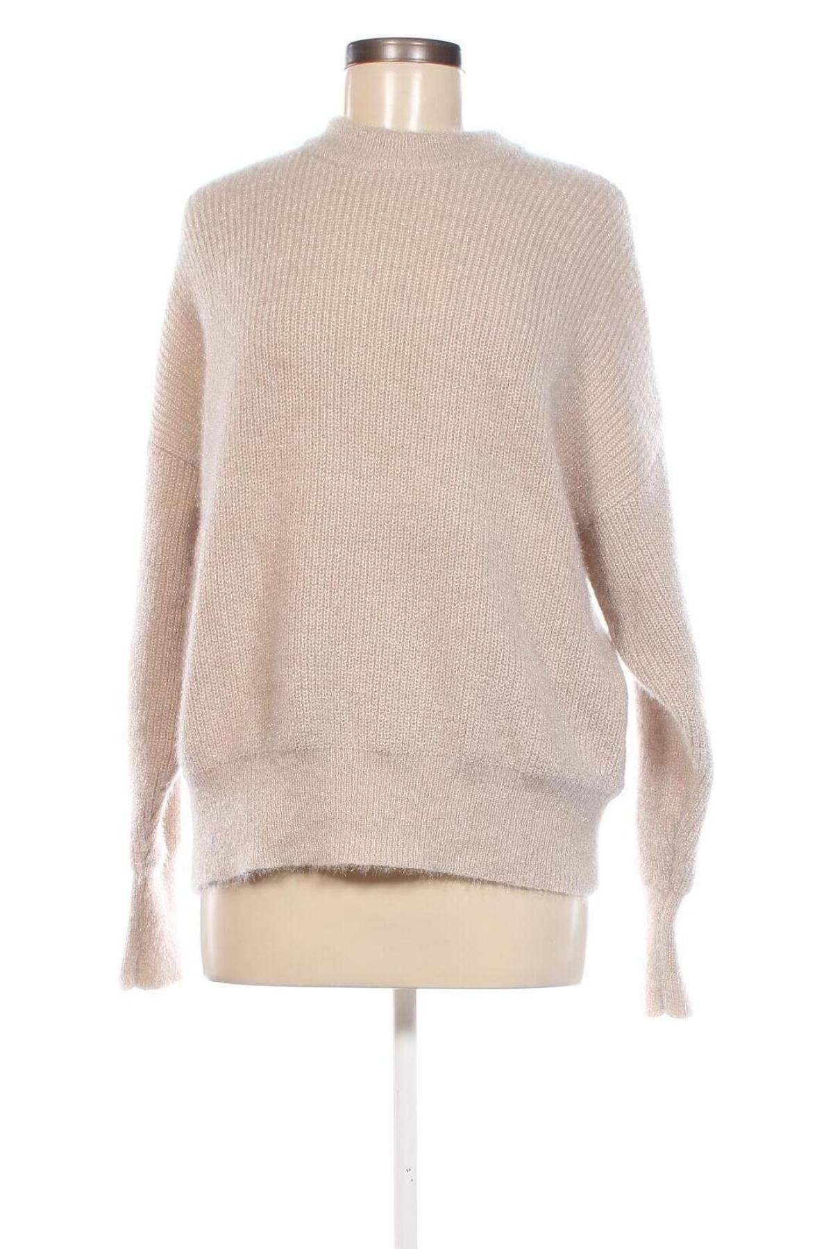 Γυναικείο πουλόβερ Amisu, Μέγεθος L, Χρώμα  Μπέζ, Τιμή 8,25 €