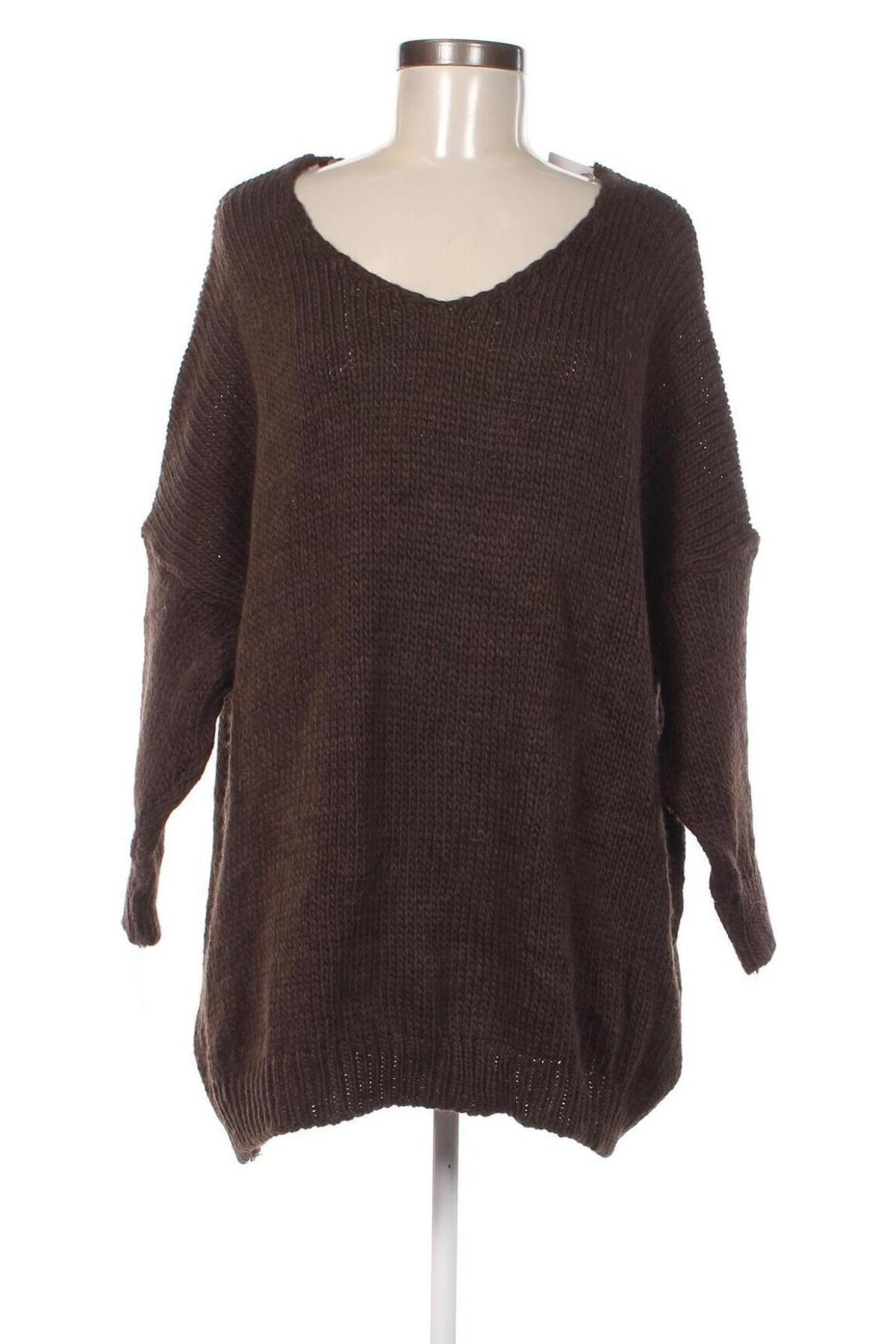Дамски пуловер Antonello Serio, Размер M, Цвят Кафяв, Цена 15,95 лв.
