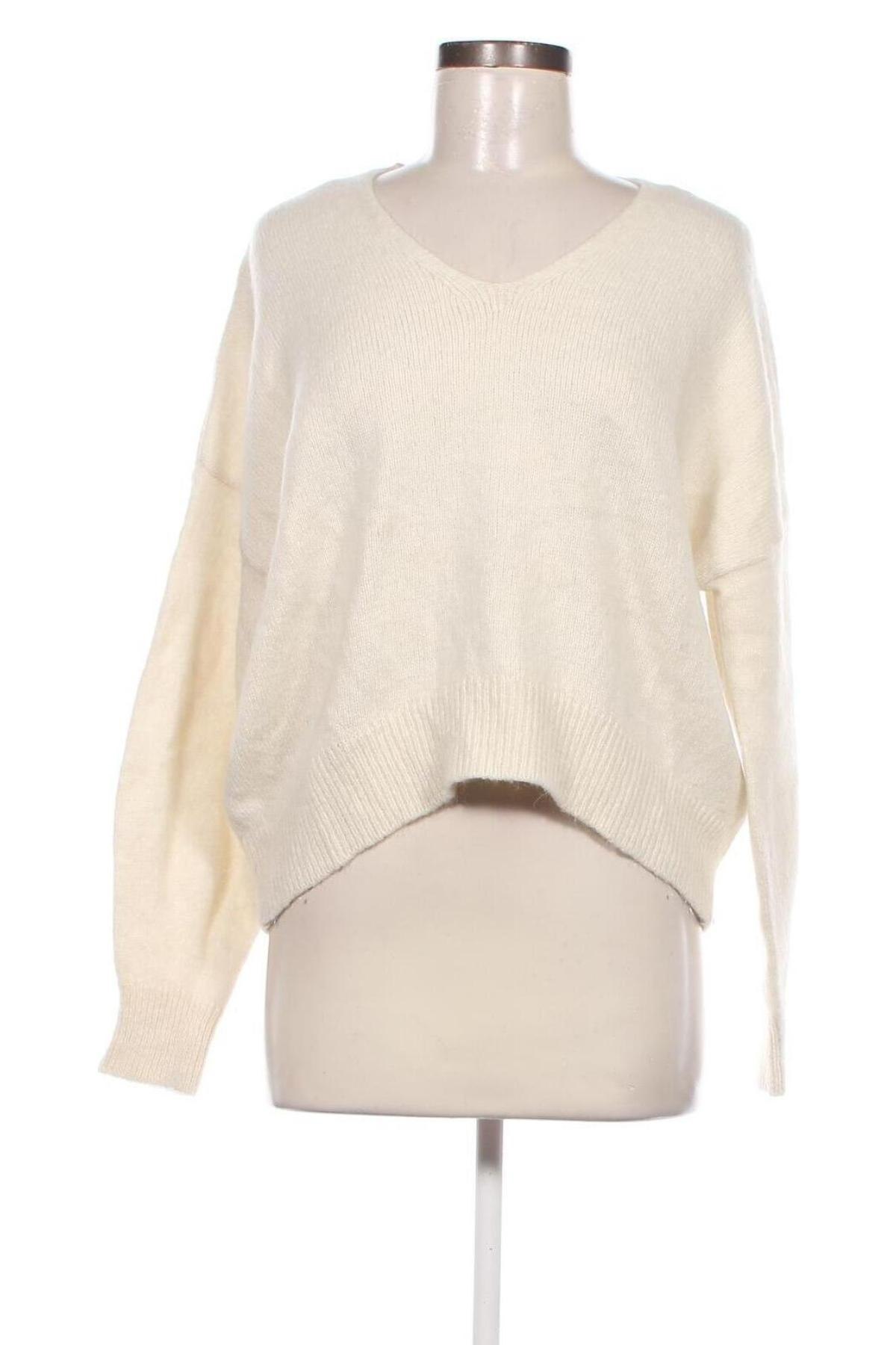 Γυναικείο πουλόβερ BOSS, Μέγεθος M, Χρώμα Εκρού, Τιμή 149,36 €