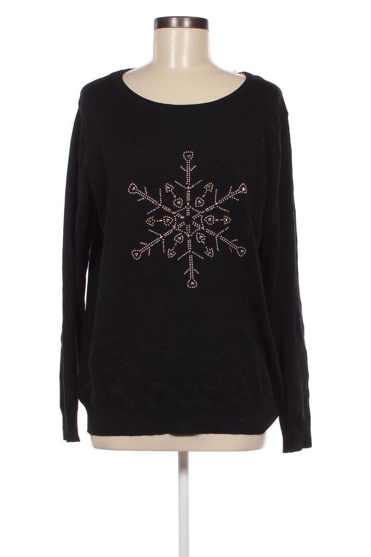 Γυναικείο πουλόβερ Bel&Bo, Μέγεθος XL, Χρώμα Μαύρο, Τιμή 10,58 €
