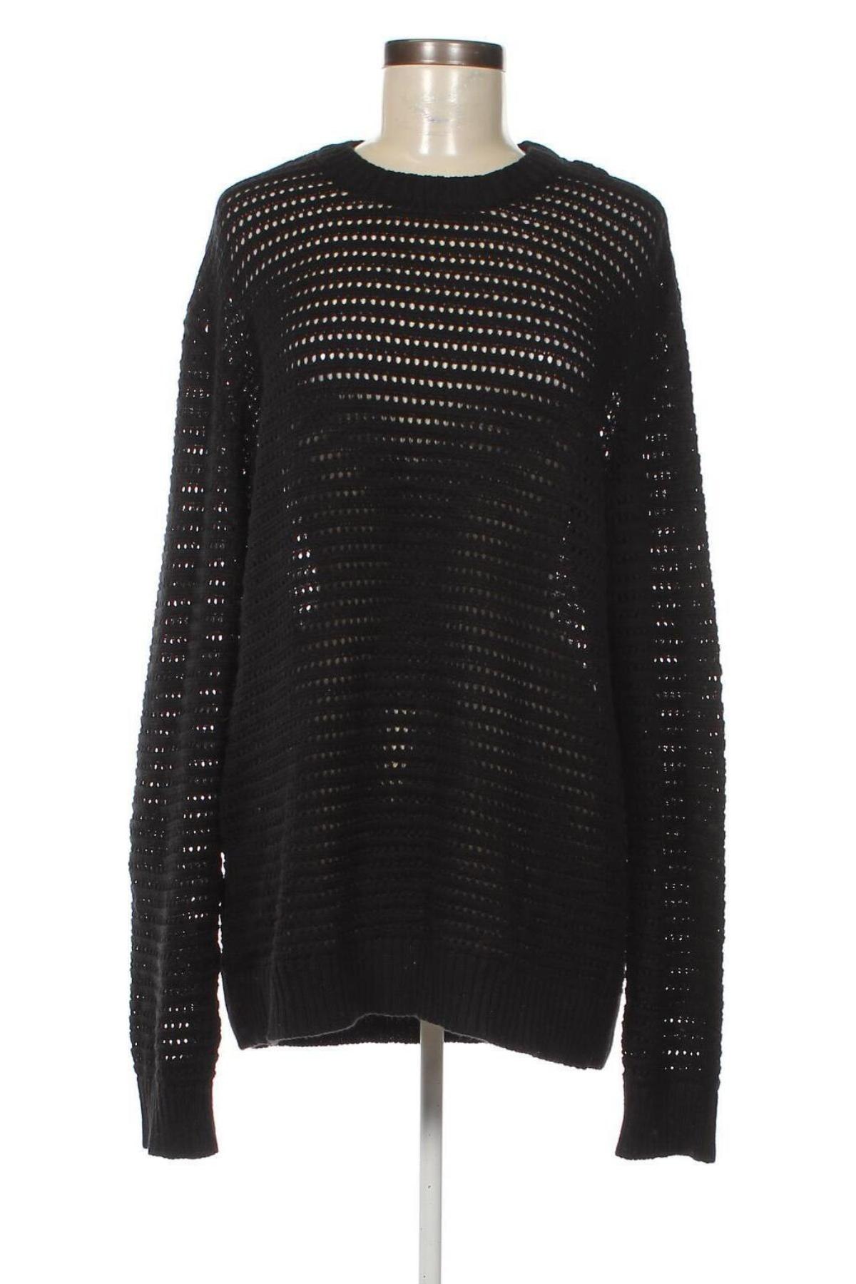 Дамски пуловер Bershka, Размер L, Цвят Черен, Цена 14,21 лв.