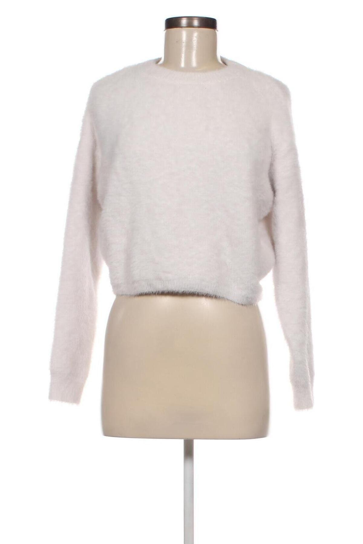 Γυναικείο πουλόβερ Bershka, Μέγεθος XS, Χρώμα Λευκό, Τιμή 8,79 €