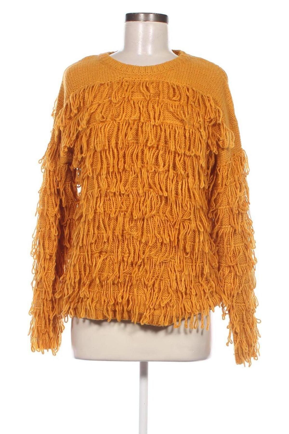 Дамски пуловер Bloom, Размер M, Цвят Жълт, Цена 12,47 лв.