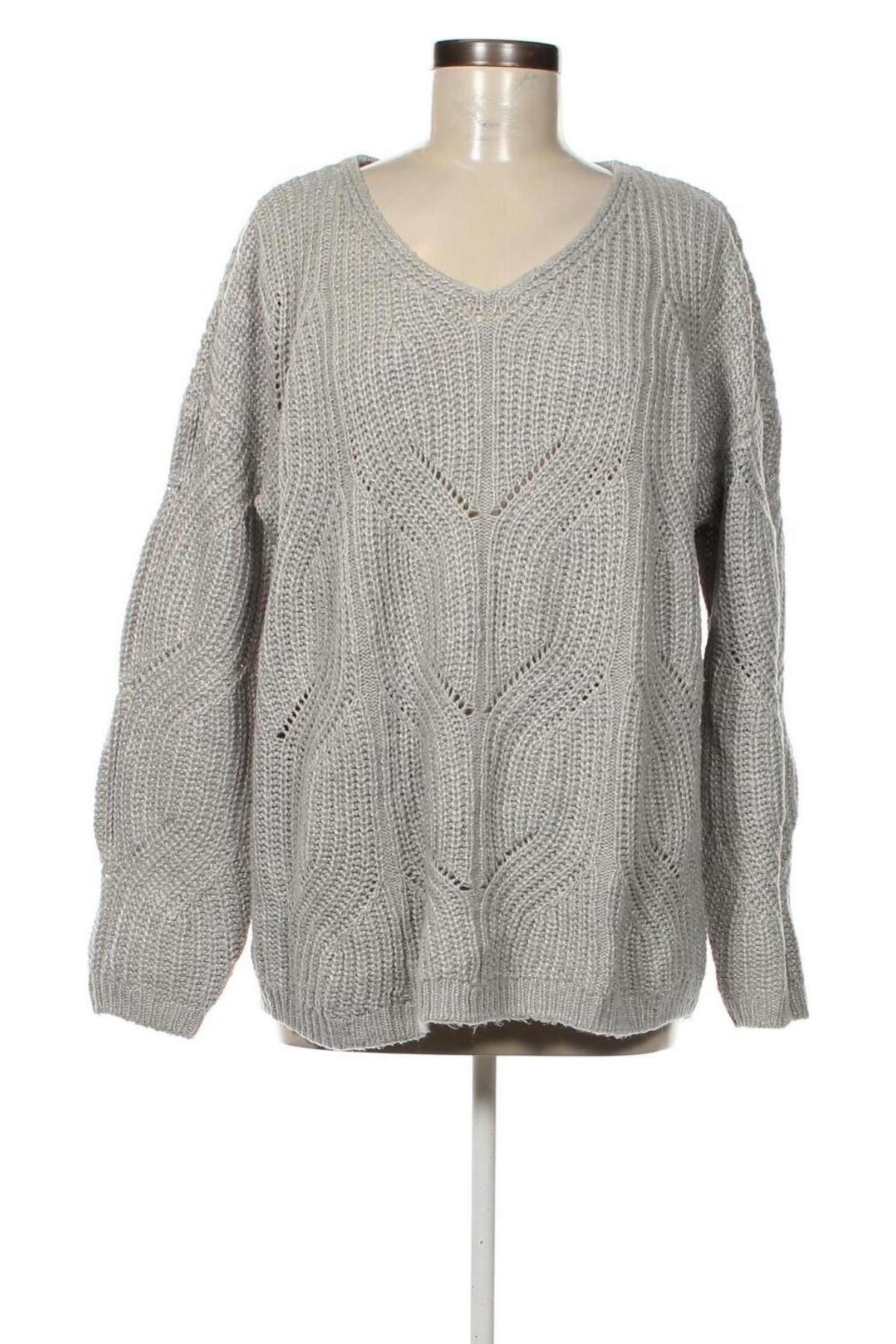 Γυναικείο πουλόβερ Body Flirt, Μέγεθος XL, Χρώμα Γκρί, Τιμή 11,12 €