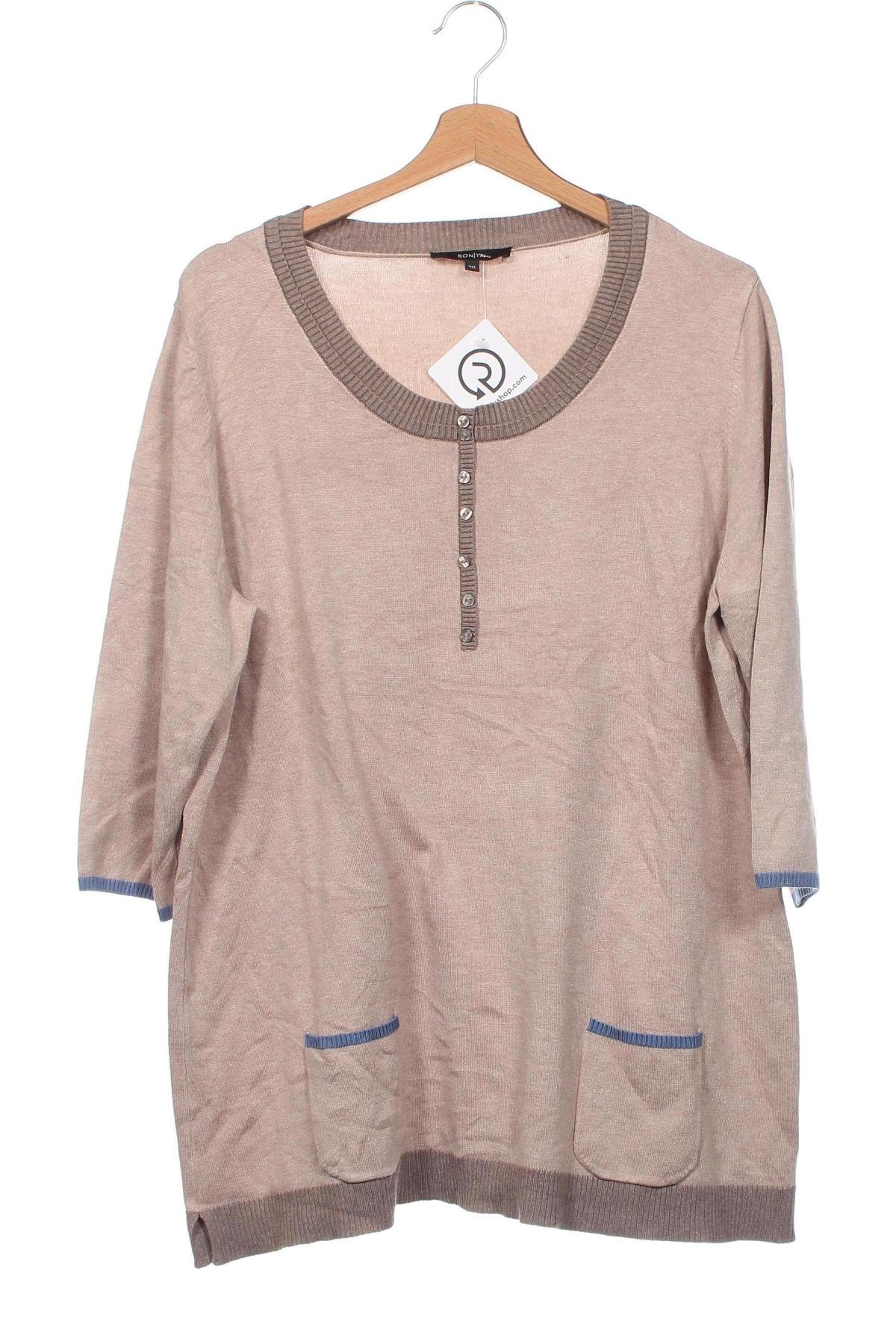 Damenpullover Bonita, Größe XXL, Farbe Beige, Preis 8,88 €