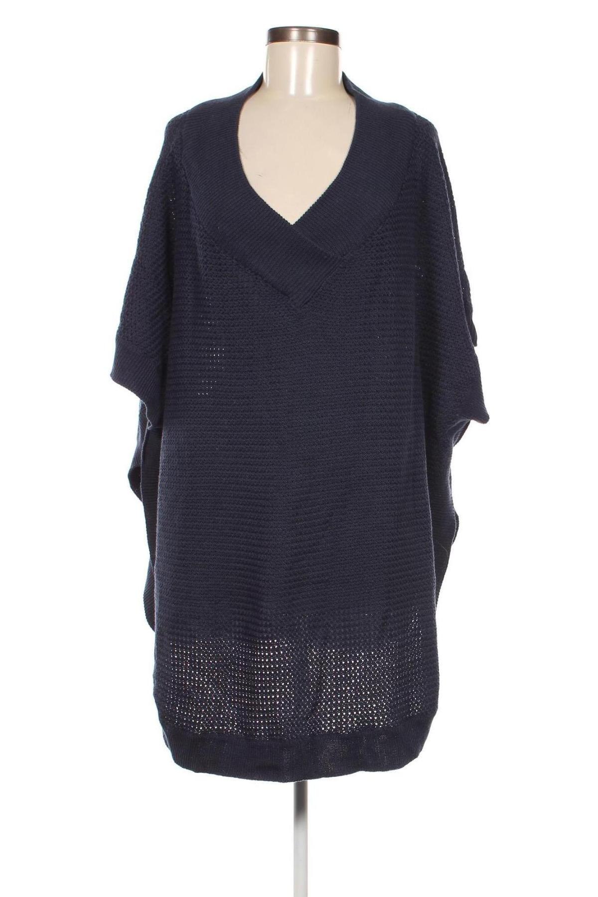 Γυναικείο πουλόβερ Bpc Bonprix Collection, Μέγεθος 3XL, Χρώμα Μπλέ, Τιμή 11,66 €