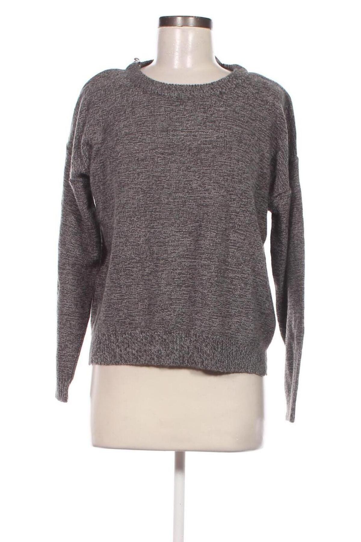 Дамски пуловер Brave Soul, Размер M, Цвят Сив, Цена 20,09 лв.